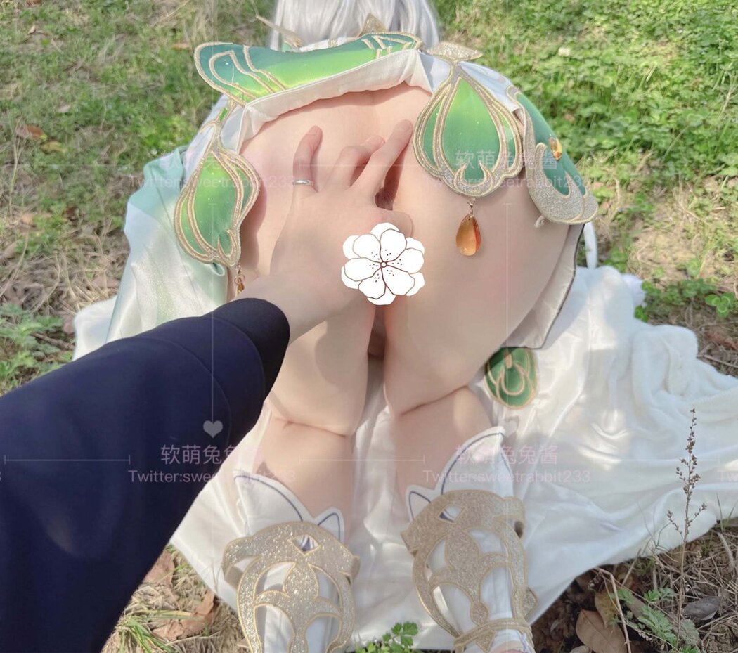Coser@软萌兔兔酱 – COS草神纳西妲 水晶棒玩弄娇嫩菊花小骚穴 水嫩一线天白虎嫩B