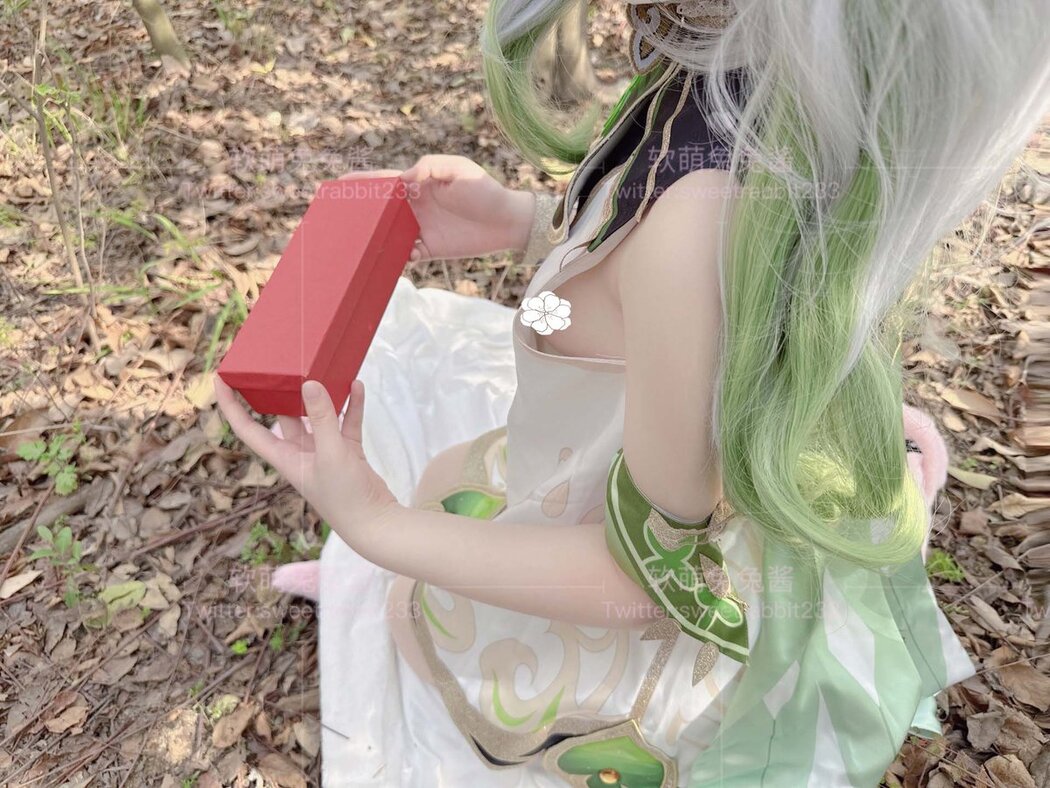 Coser@软萌兔兔酱 – COS草神纳西妲 水晶棒玩弄娇嫩菊花小骚穴 水嫩一线天白虎嫩B
