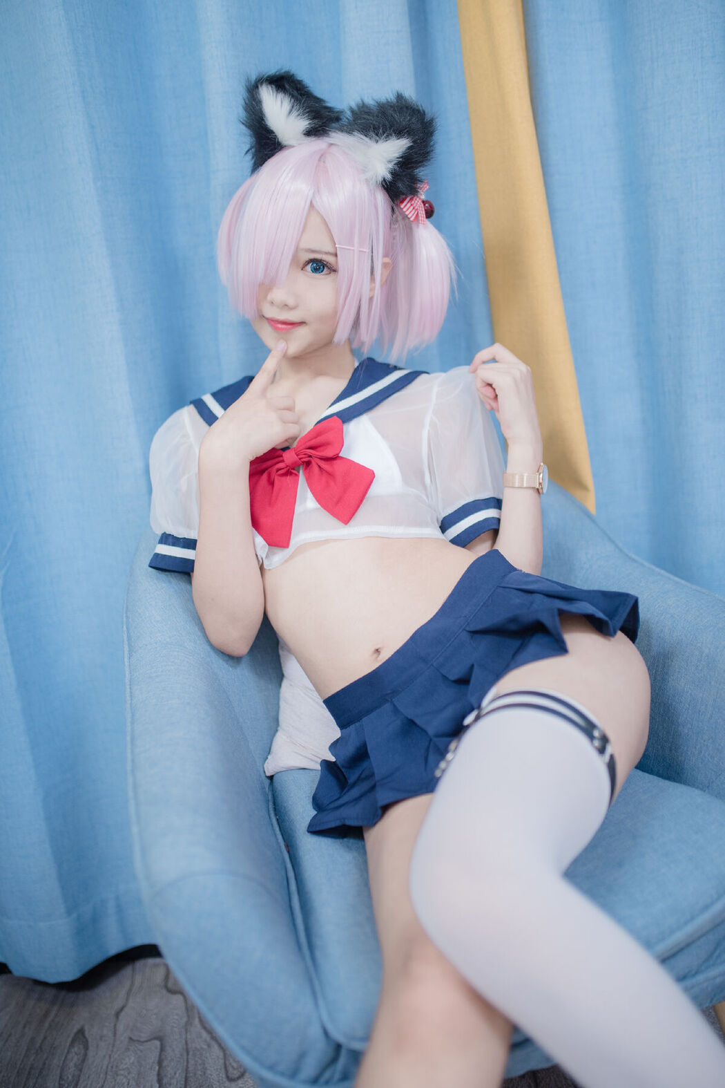 Coser@羽天shine &#8211; 猫耳JK