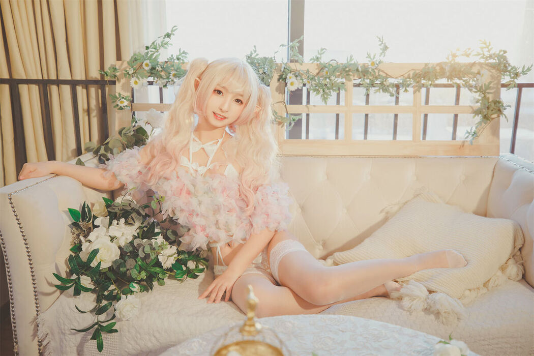 Coser@神楽坂真冬 Vol.082 绝对企画-黑白丝 柔らかい永遠 Part2