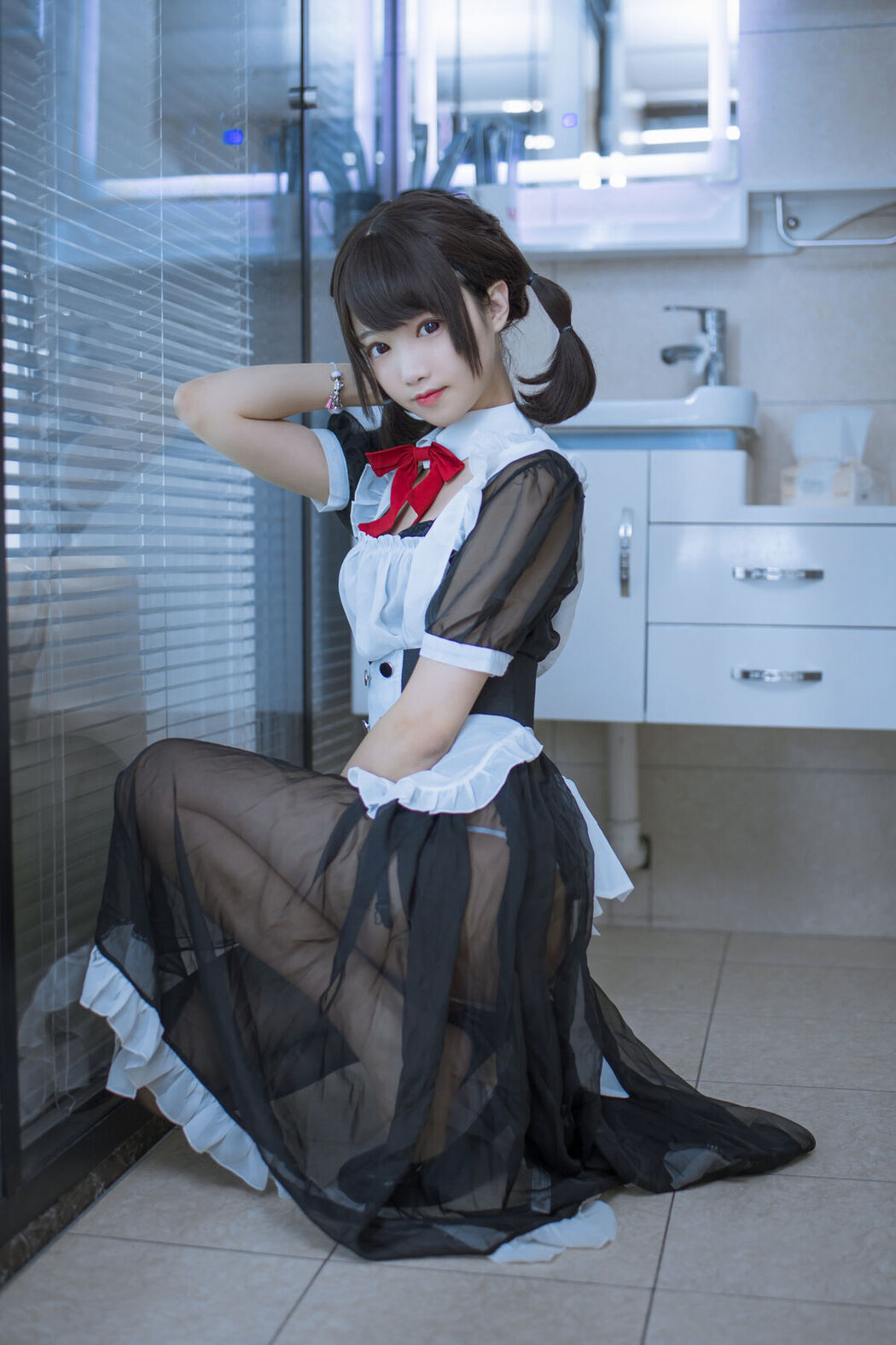 Coser@羽天shine – 黑色女仆