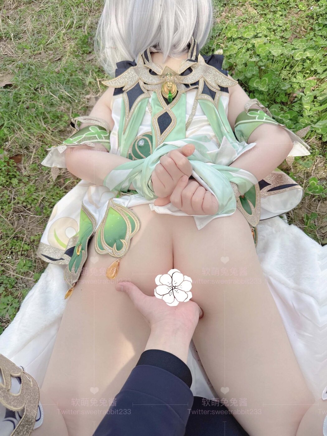 Coser@软萌兔兔酱 – COS草神纳西妲 水晶棒玩弄娇嫩菊花小骚穴 水嫩一线天白虎嫩B