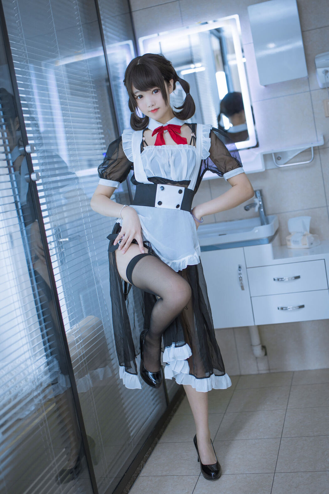 Coser@羽天shine &#8211; 黑色女仆