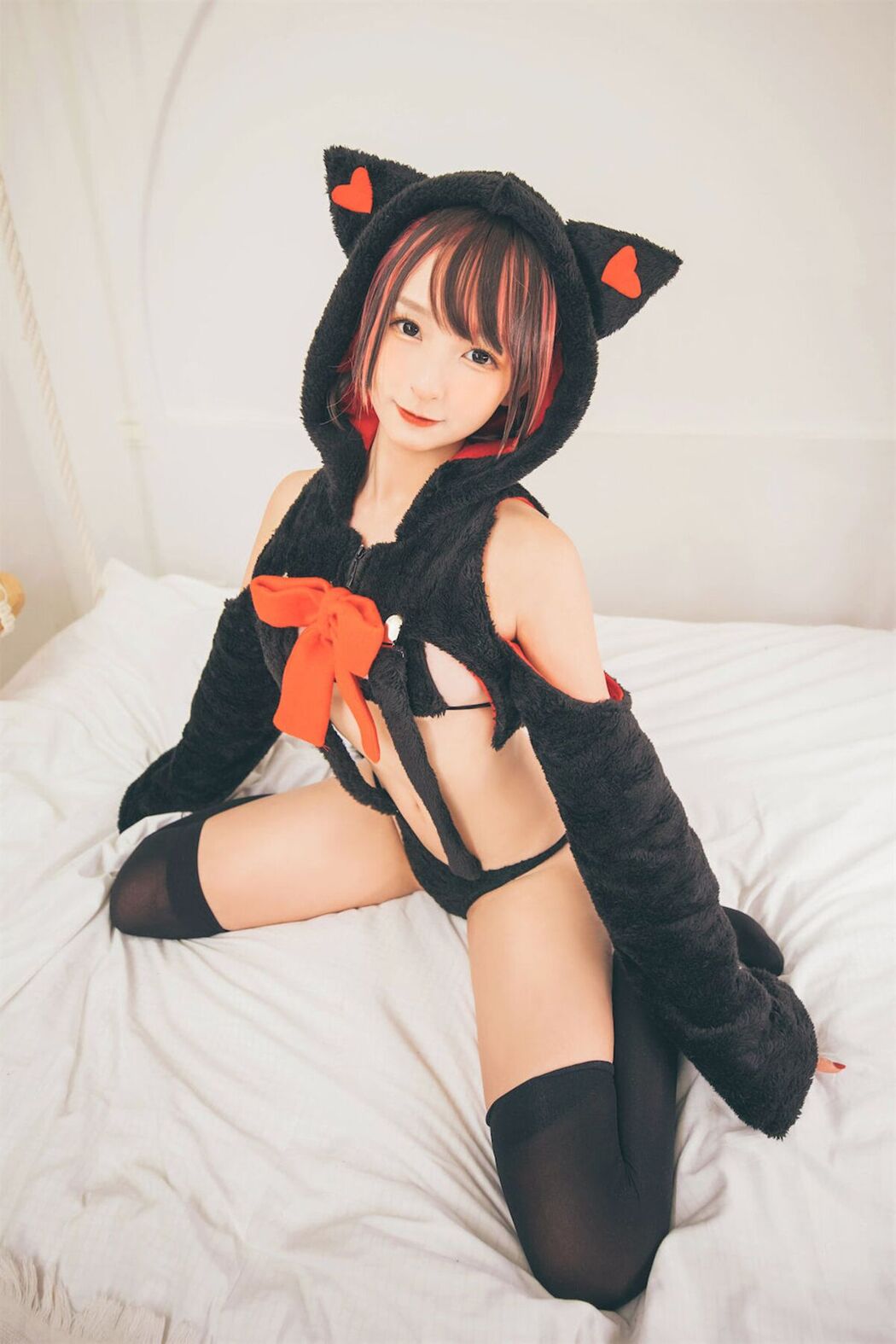 Coser@神楽坂真冬 Vol.077 绝对企画-白黑の猫 Part3
