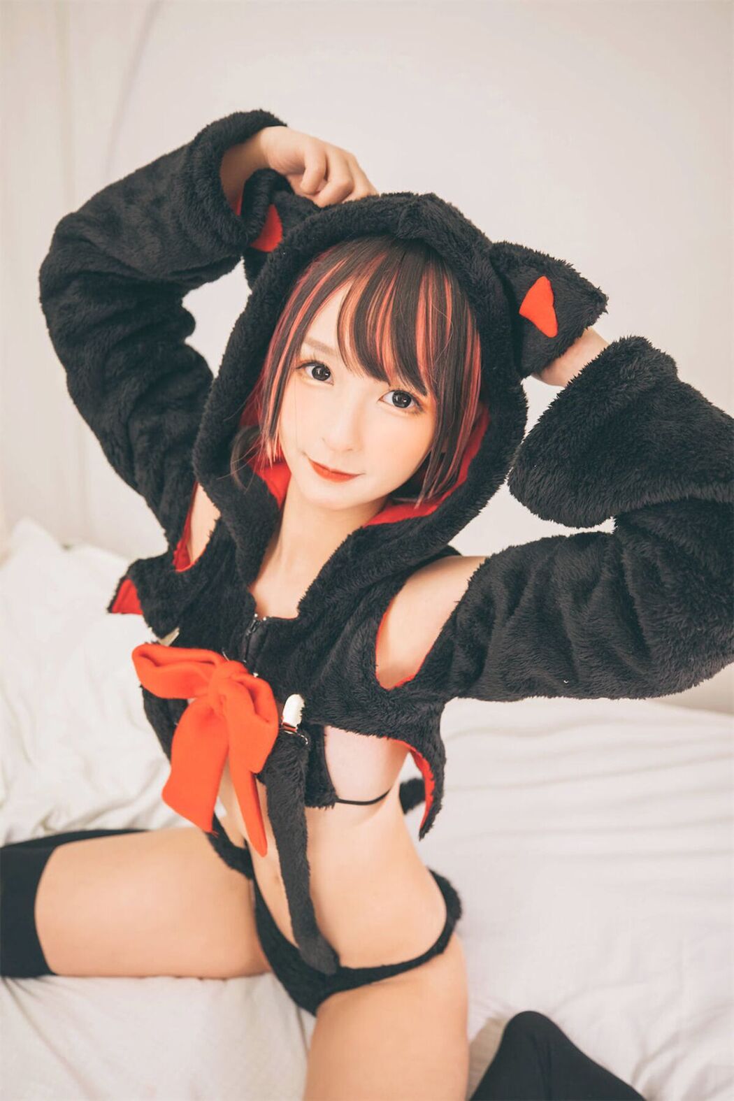 Coser@神楽坂真冬 Vol.077 绝对企画-白黑の猫 Part1
