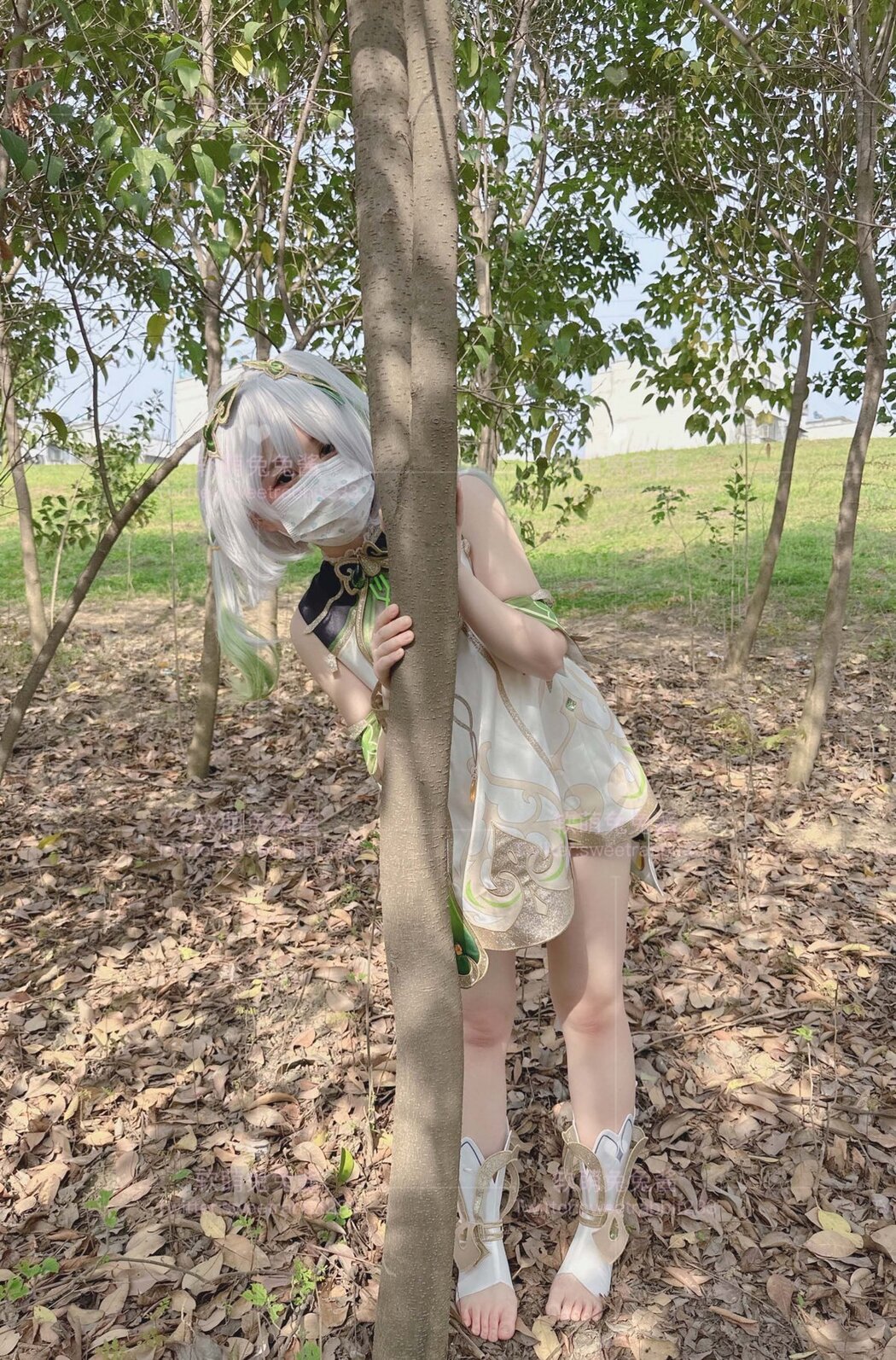 Coser@软萌兔兔酱 – COS草神纳西妲 水晶棒玩弄娇嫩菊花小骚穴 水嫩一线天白虎嫩B