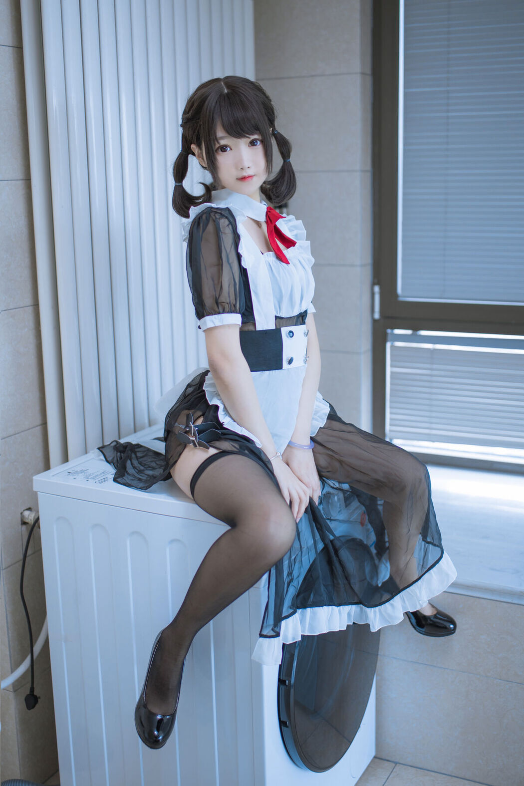 Coser@羽天shine – 黑色女仆