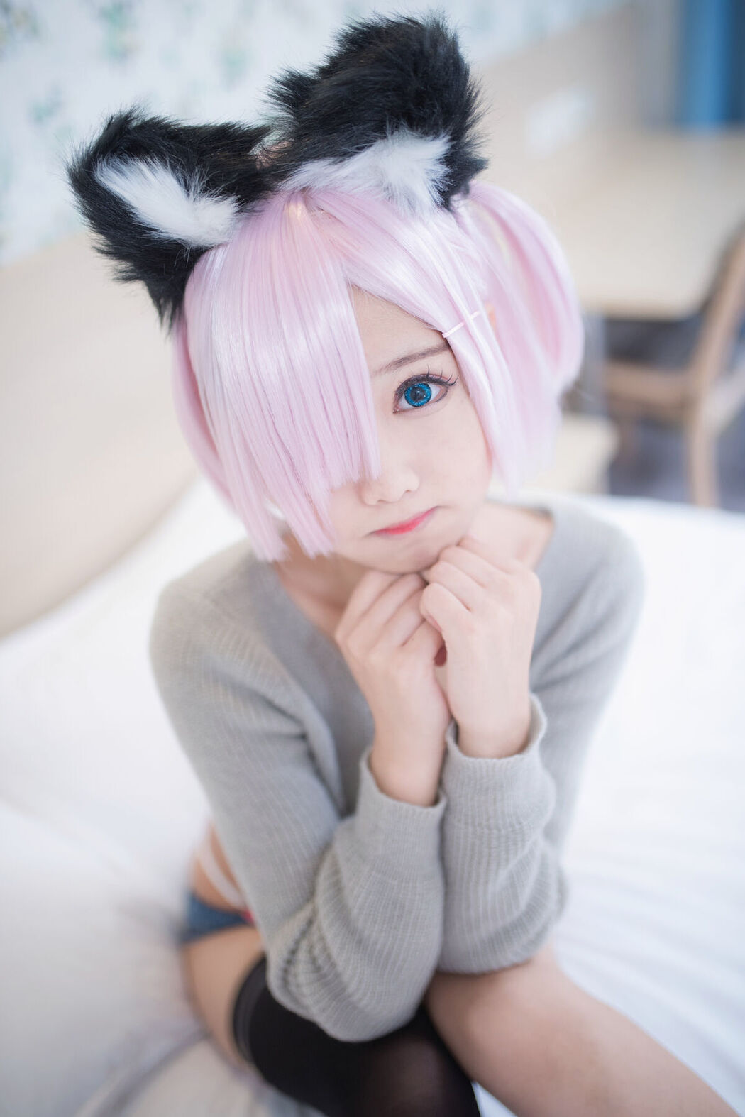 Coser@羽天shine &#8211; 猫耳超短裤