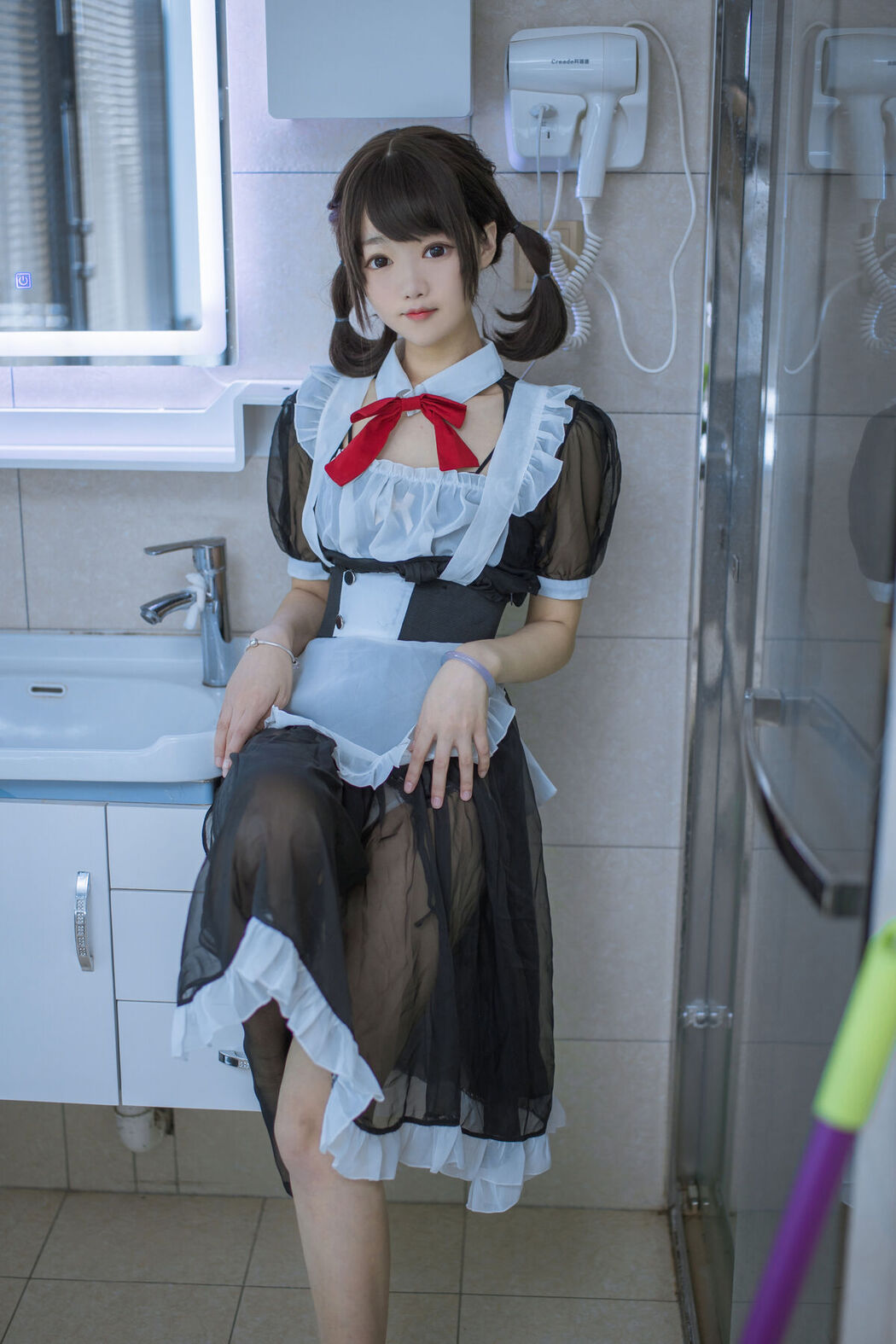 Coser@羽天shine – 黑色女仆