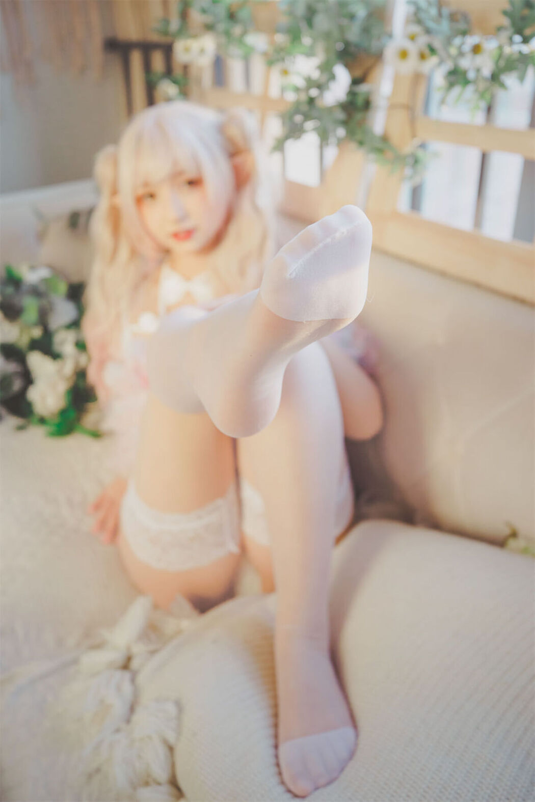 Coser@神楽坂真冬 Vol.082 绝对企画-黑白丝 柔らかい永遠 Part2