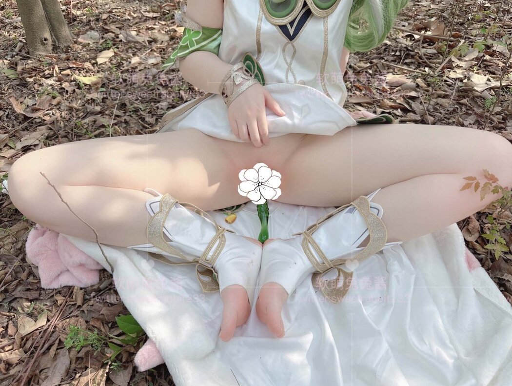 Coser@软萌兔兔酱 – COS草神纳西妲 水晶棒玩弄娇嫩菊花小骚穴 水嫩一线天白虎嫩B