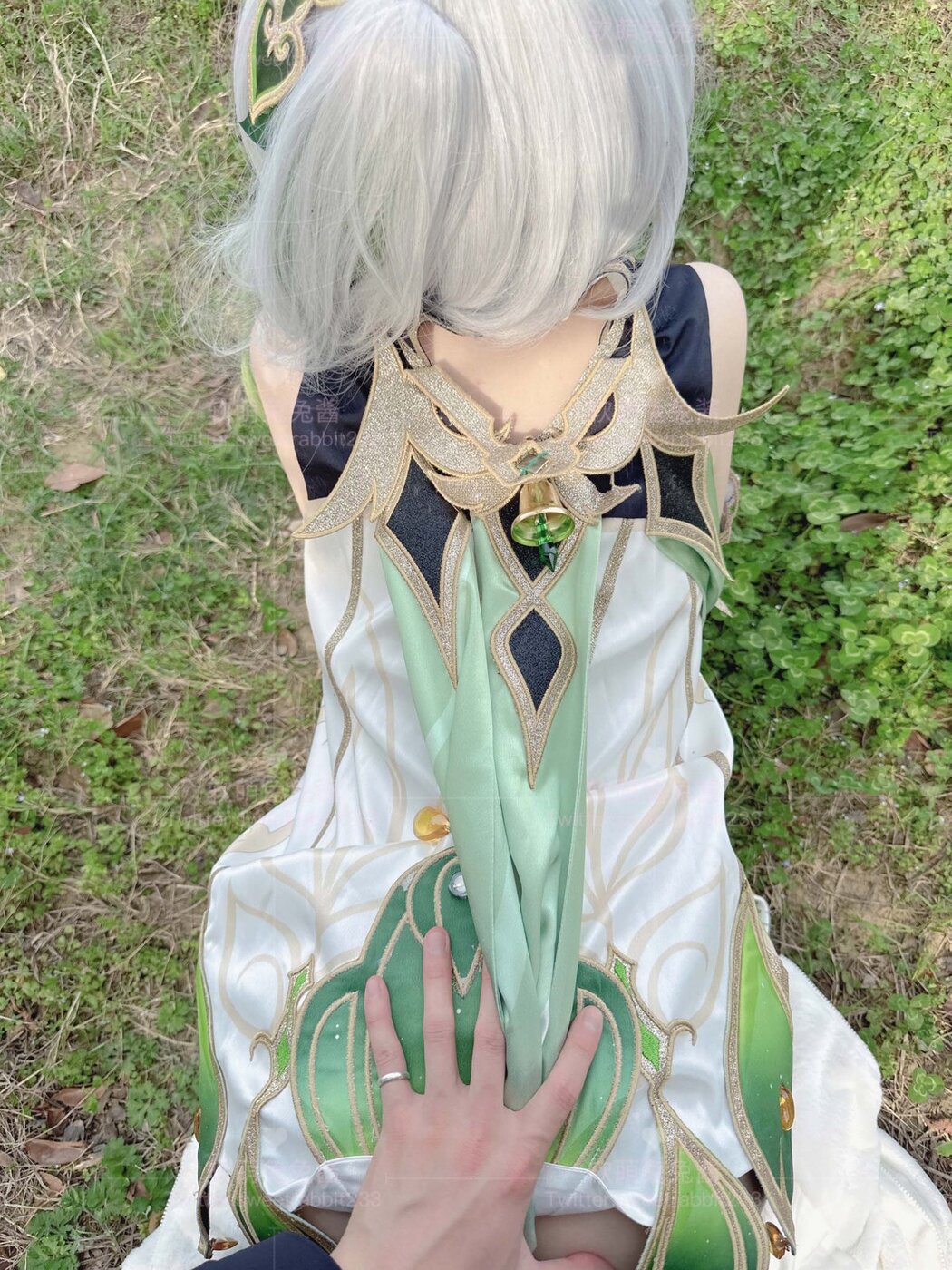 Coser@软萌兔兔酱 – COS草神纳西妲 水晶棒玩弄娇嫩菊花小骚穴 水嫩一线天白虎嫩B