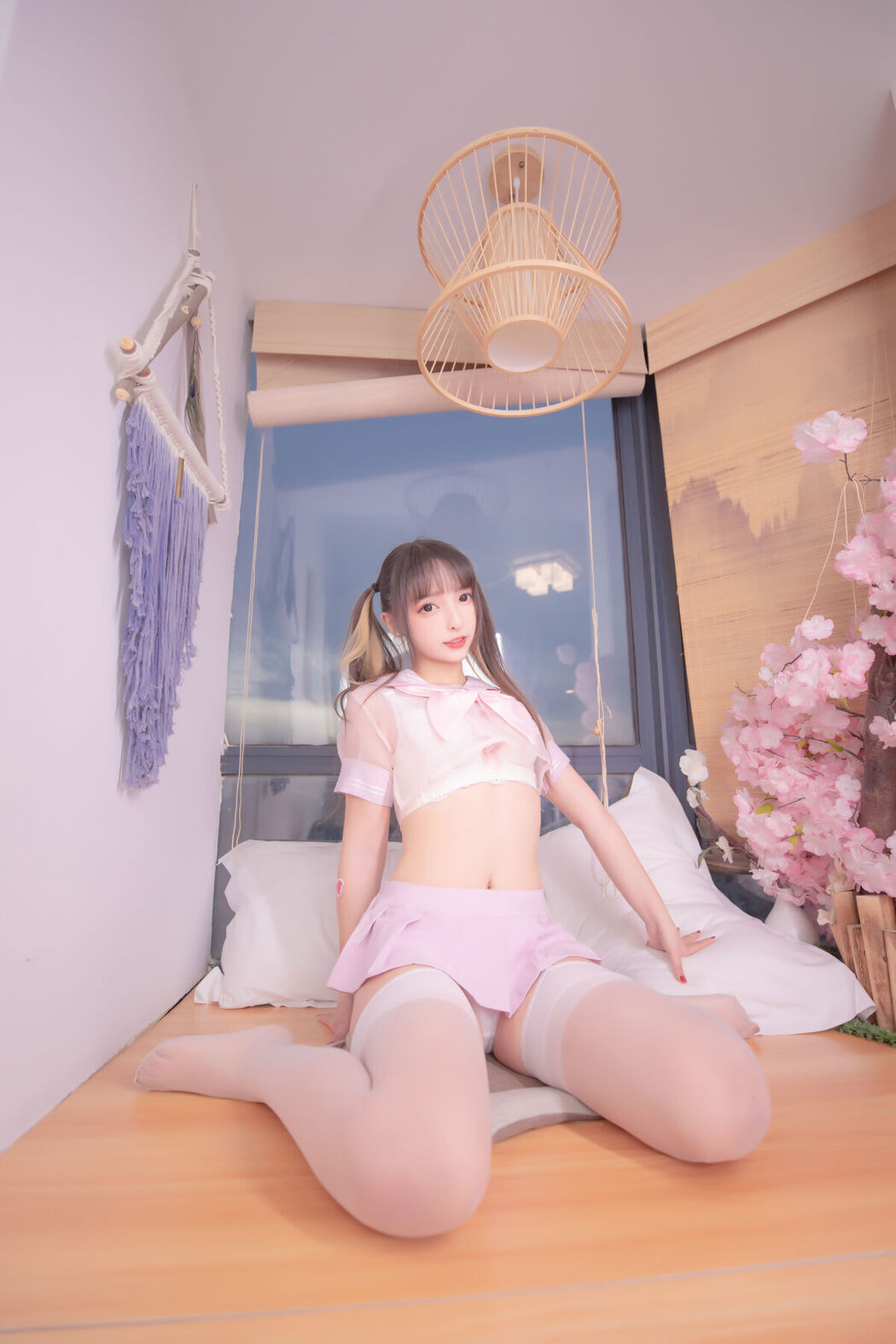Coser@神楽坂真冬 Vol.079 绝对企画-透明黑白水手服 特別なことに Part2