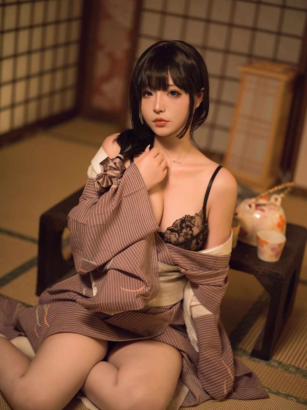 Coser@yuuhui玉汇 – 独居的寡姐 Part1