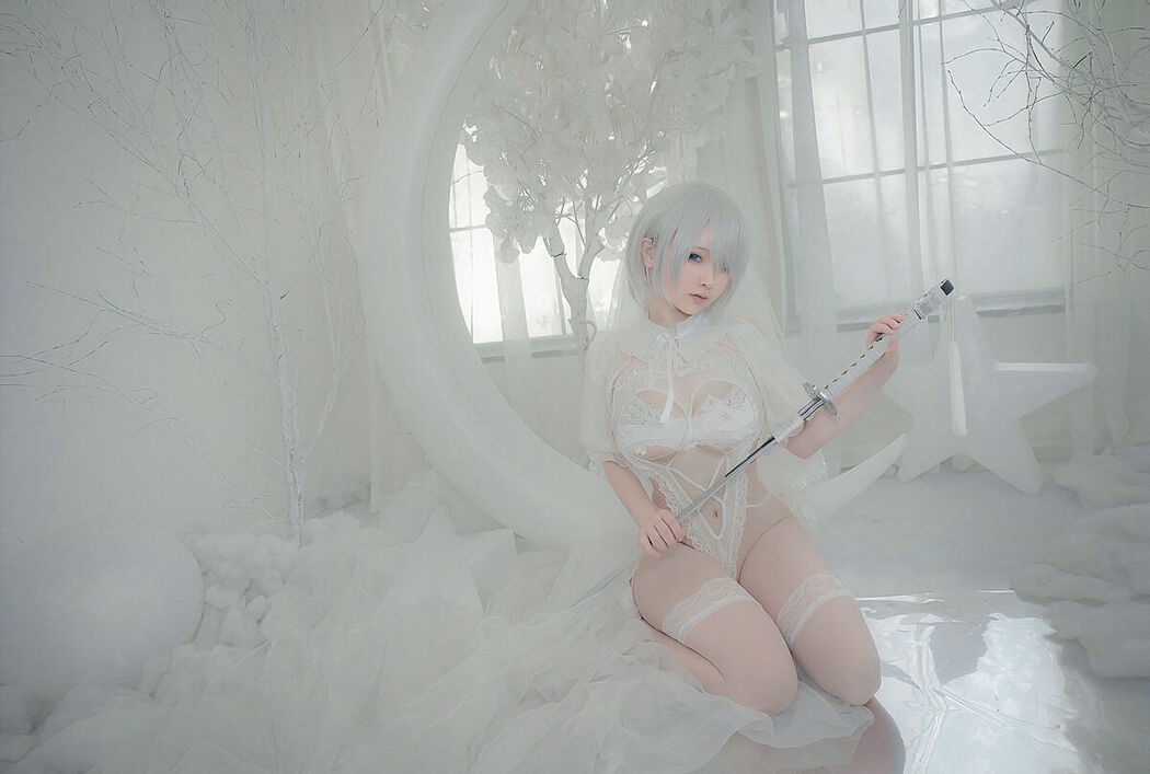 Coser@樱梨梨 &#8211; 2B白花嫁