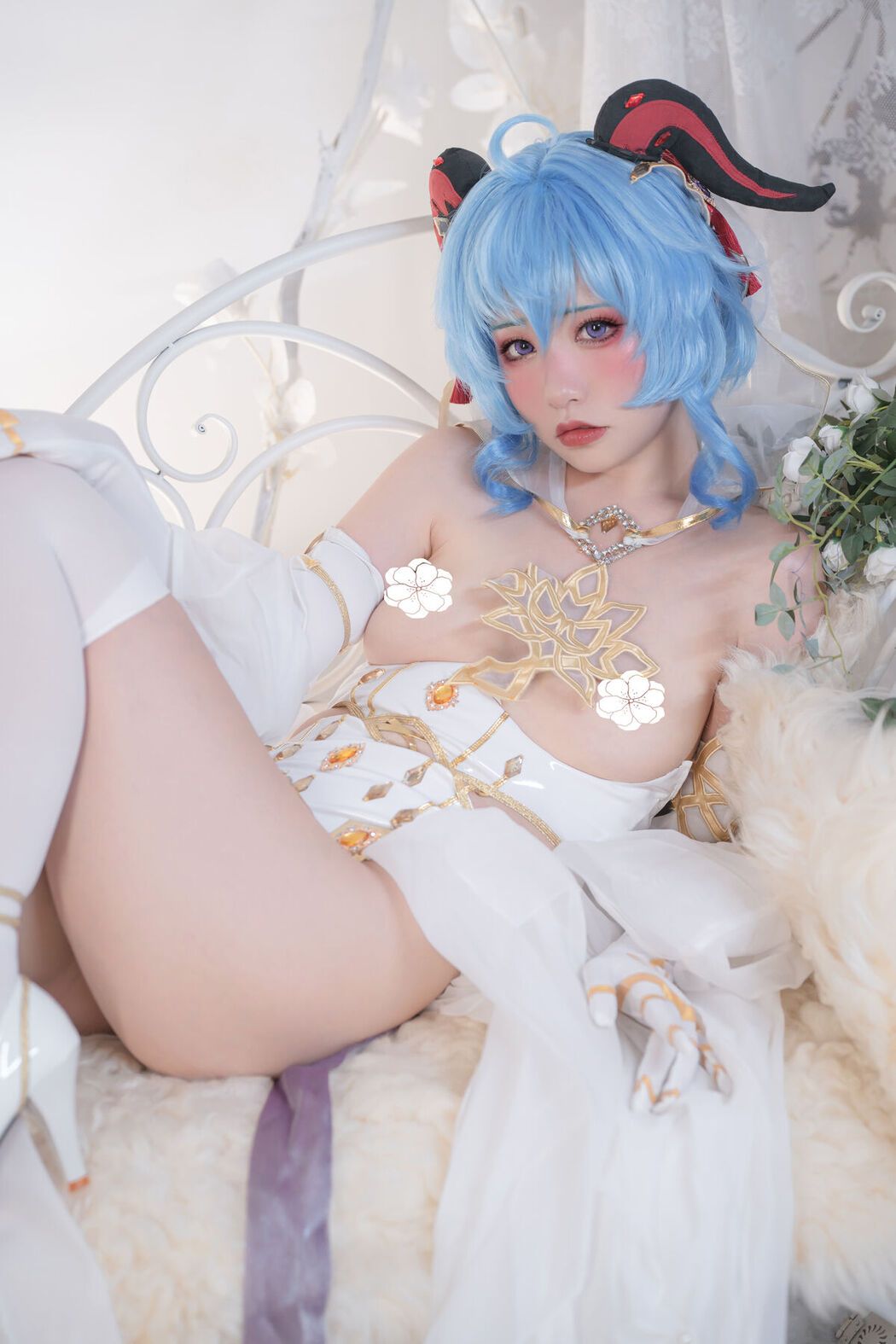 Coser@爆机少女喵小吉 Nekokoyoshi &#8211; 12月T3 双子 最强冰雪组合 Part1