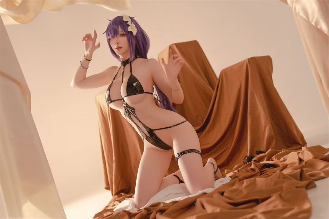 Coser@星之迟迟Hoshilily &#8211; 2024年8月计划F 莫加多尔泳装