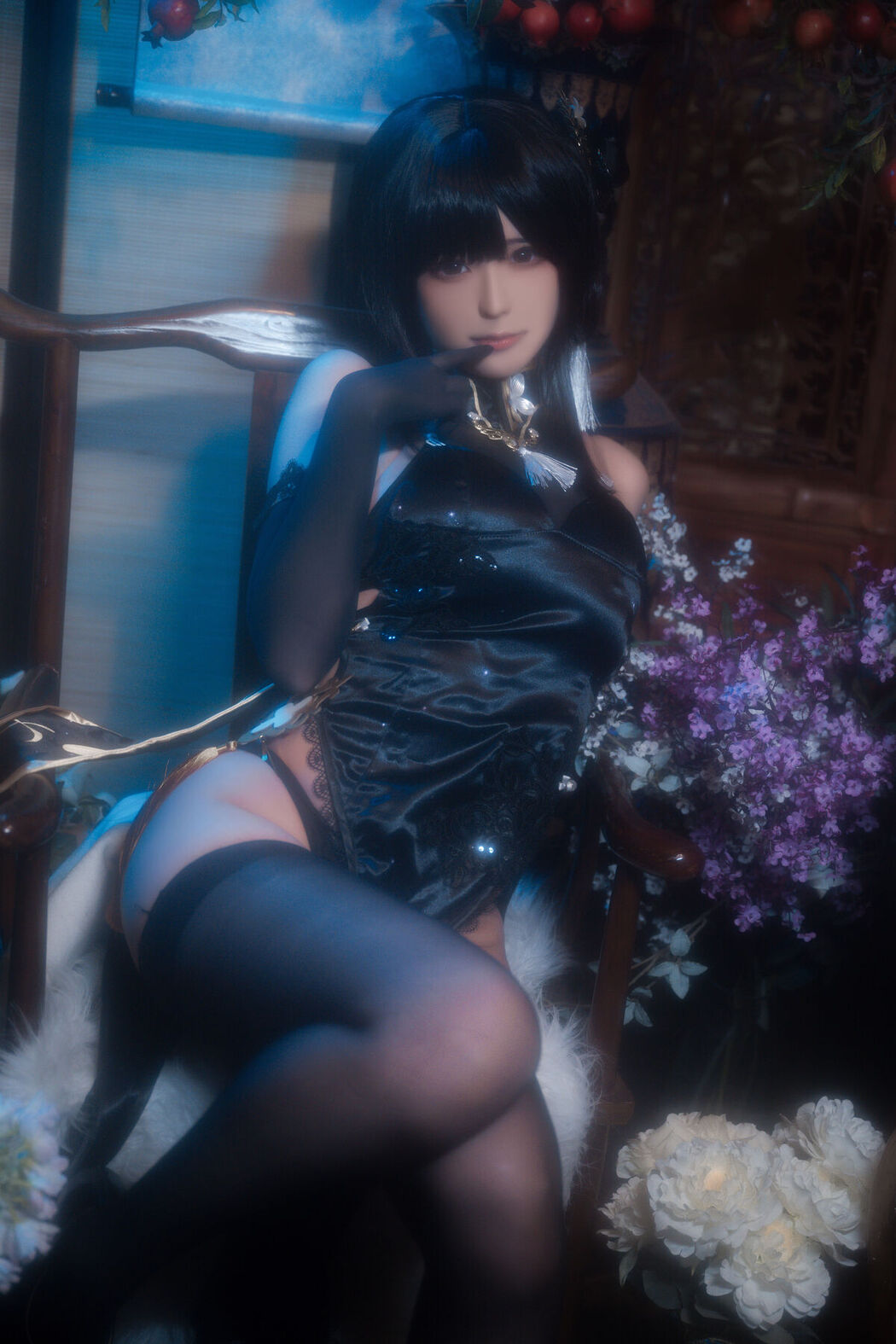 Coser@Quan冉有点饿 &#8211; 镇海 黑旗袍