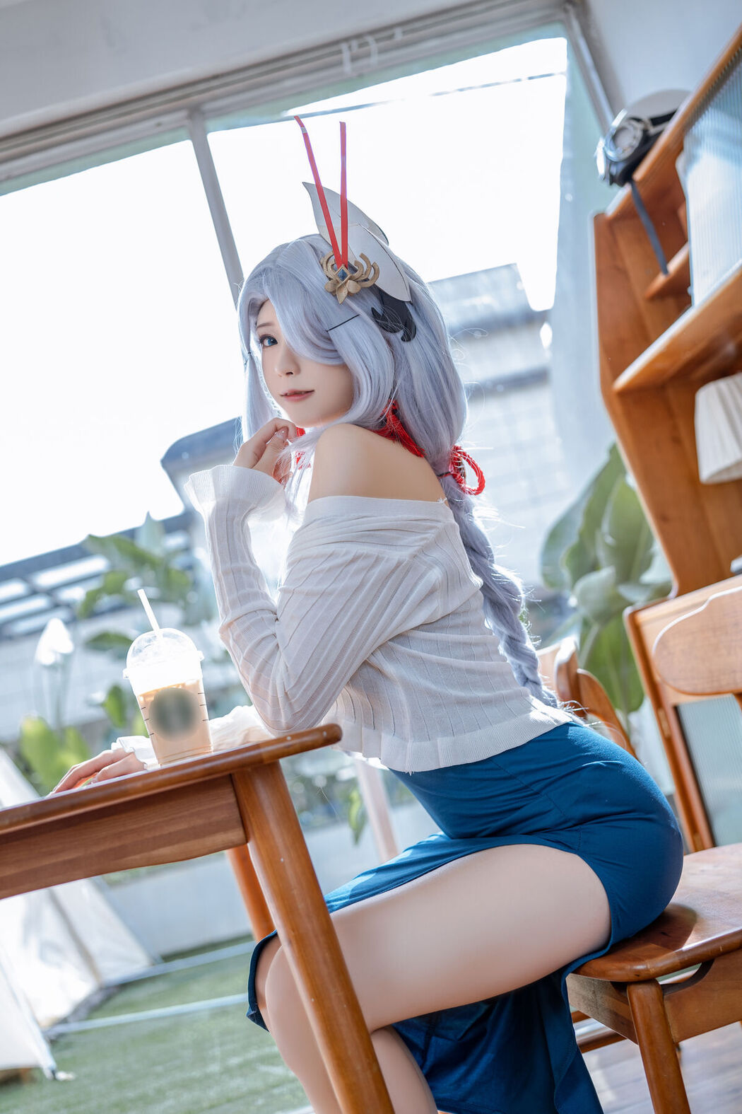 Coser@Quan冉有点饿 &#8211; 原神 申鹤 同人礼服