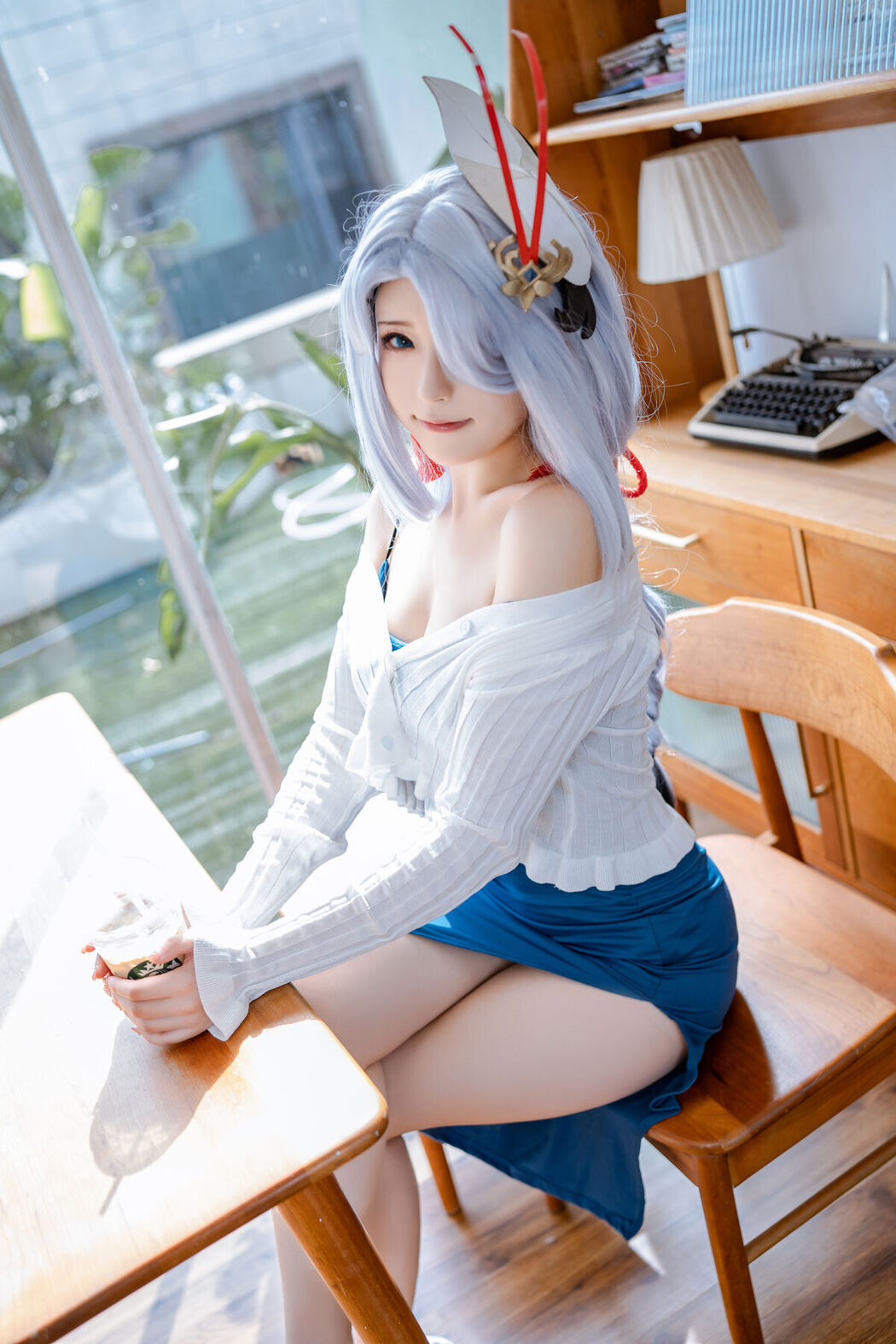 Coser@Quan冉有点饿 &#8211; 原神 申鹤 同人礼服