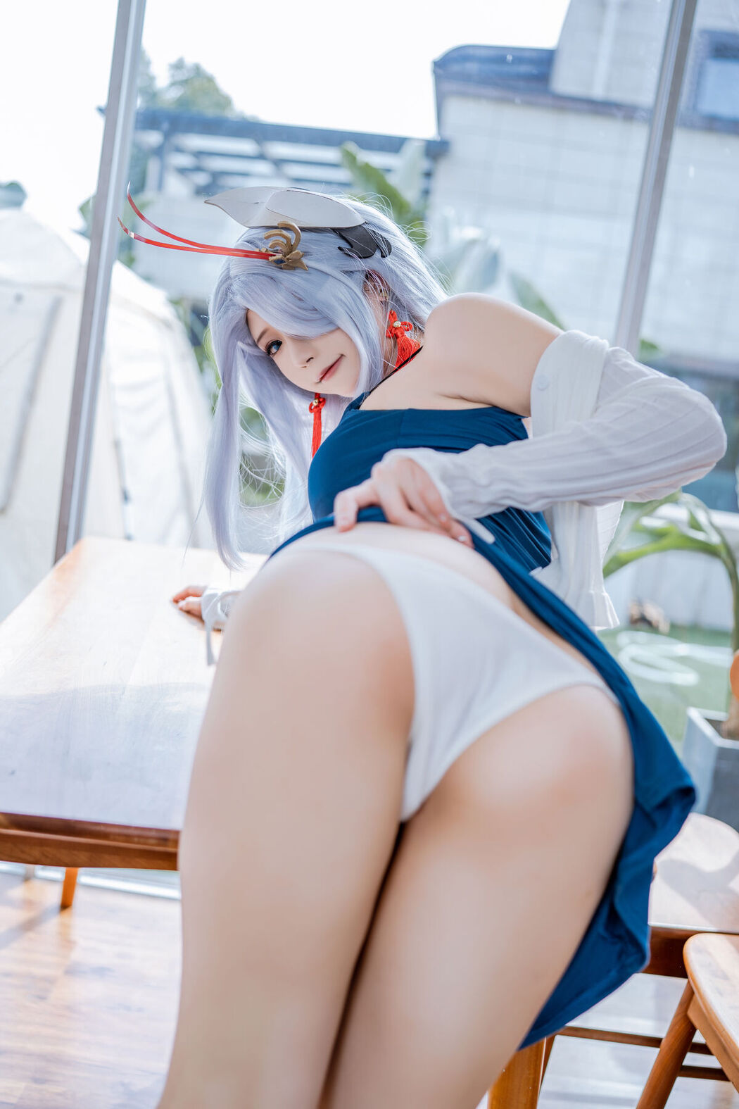 Coser@Quan冉有点饿 &#8211; 原神 申鹤 同人礼服