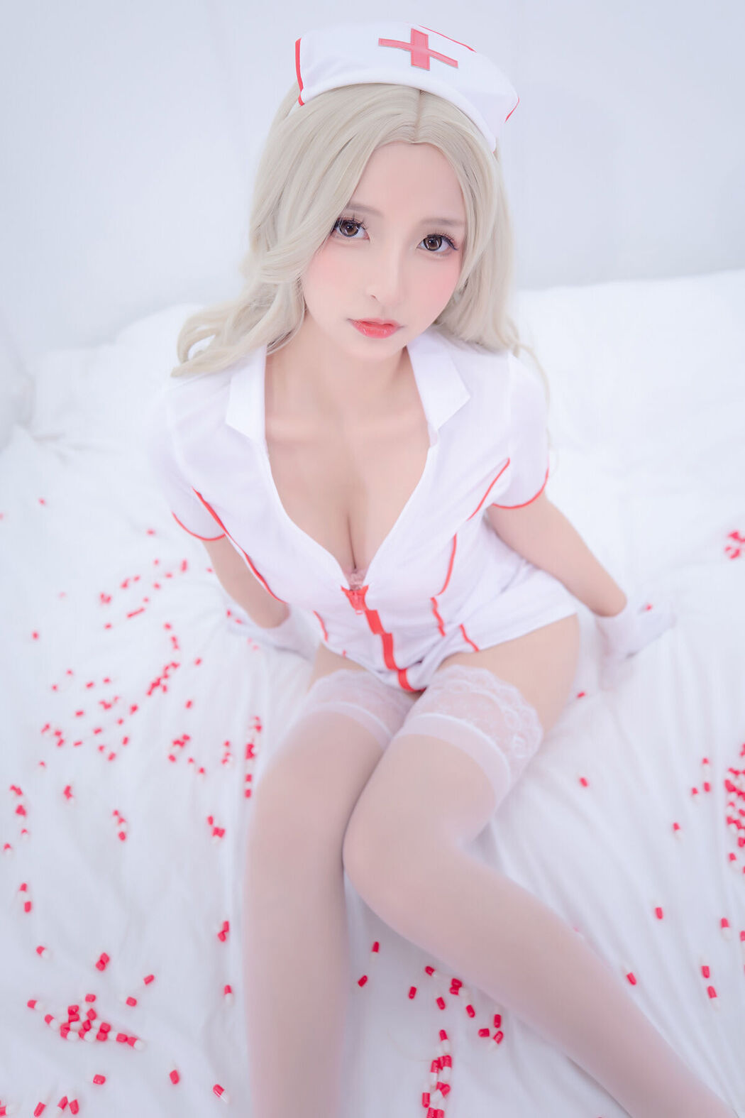 Coser@神楽坂真冬 Vol.084 绝对企画-白丝护士 心身バランス Part2 Cover Photo