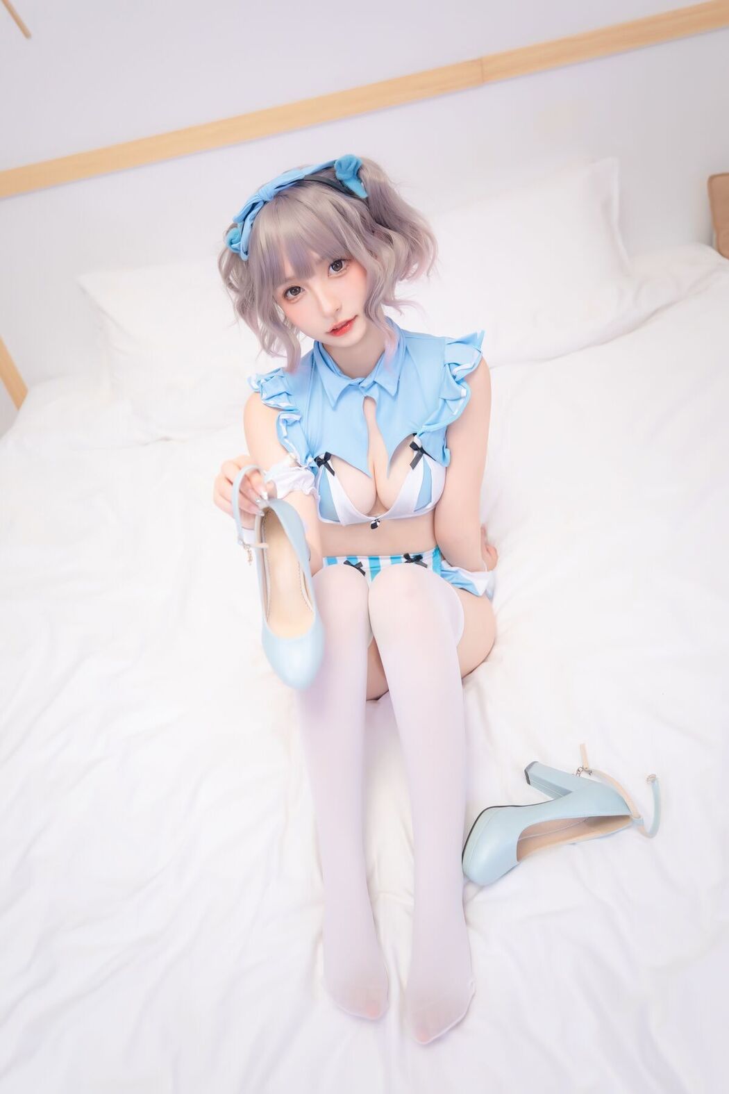 Coser@神楽坂真冬 Vol.097 蓝调女仆