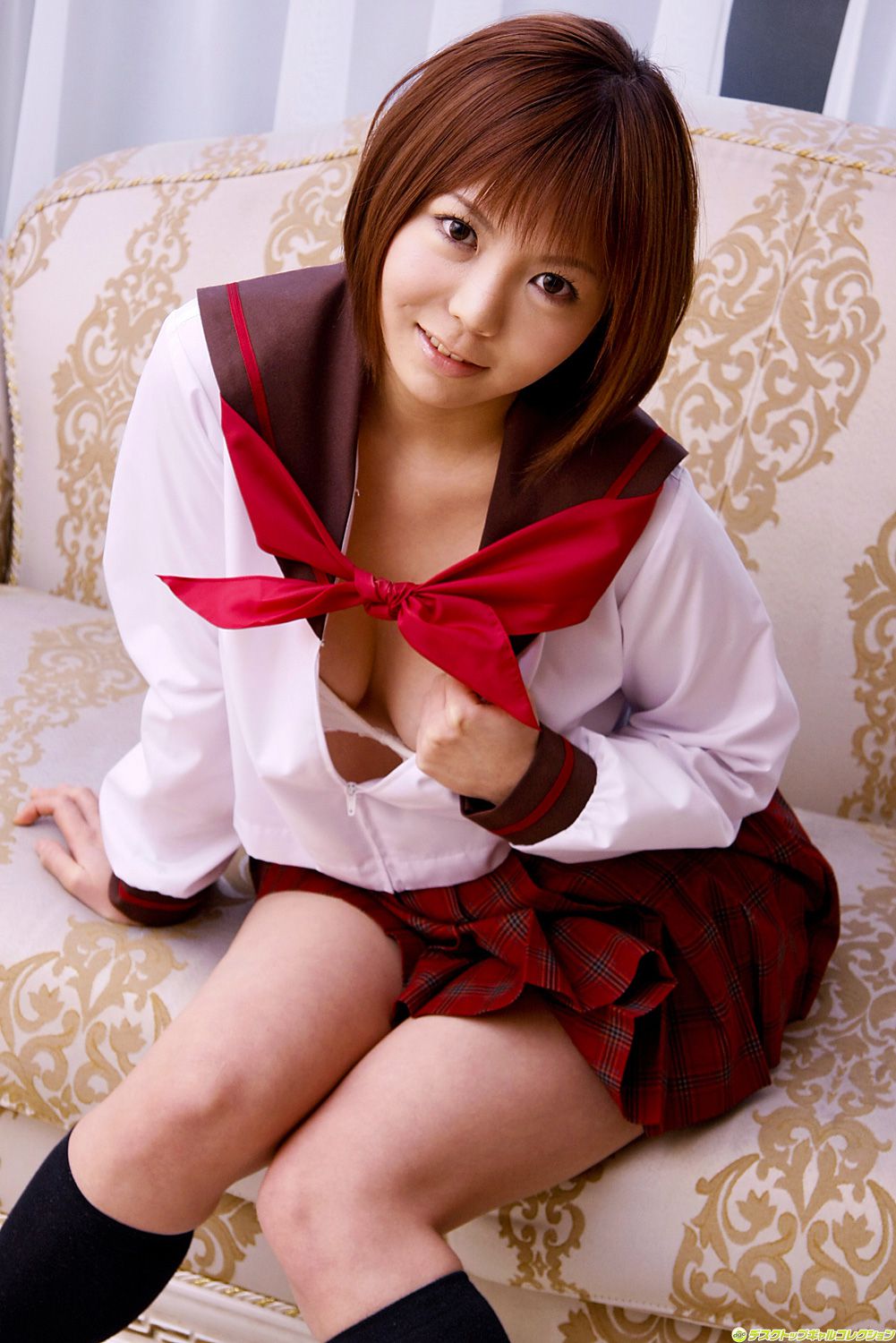 [DGC] NO.562 Momo Kasuga Kasuga Momo Uniform Beautiful Girl Heaven