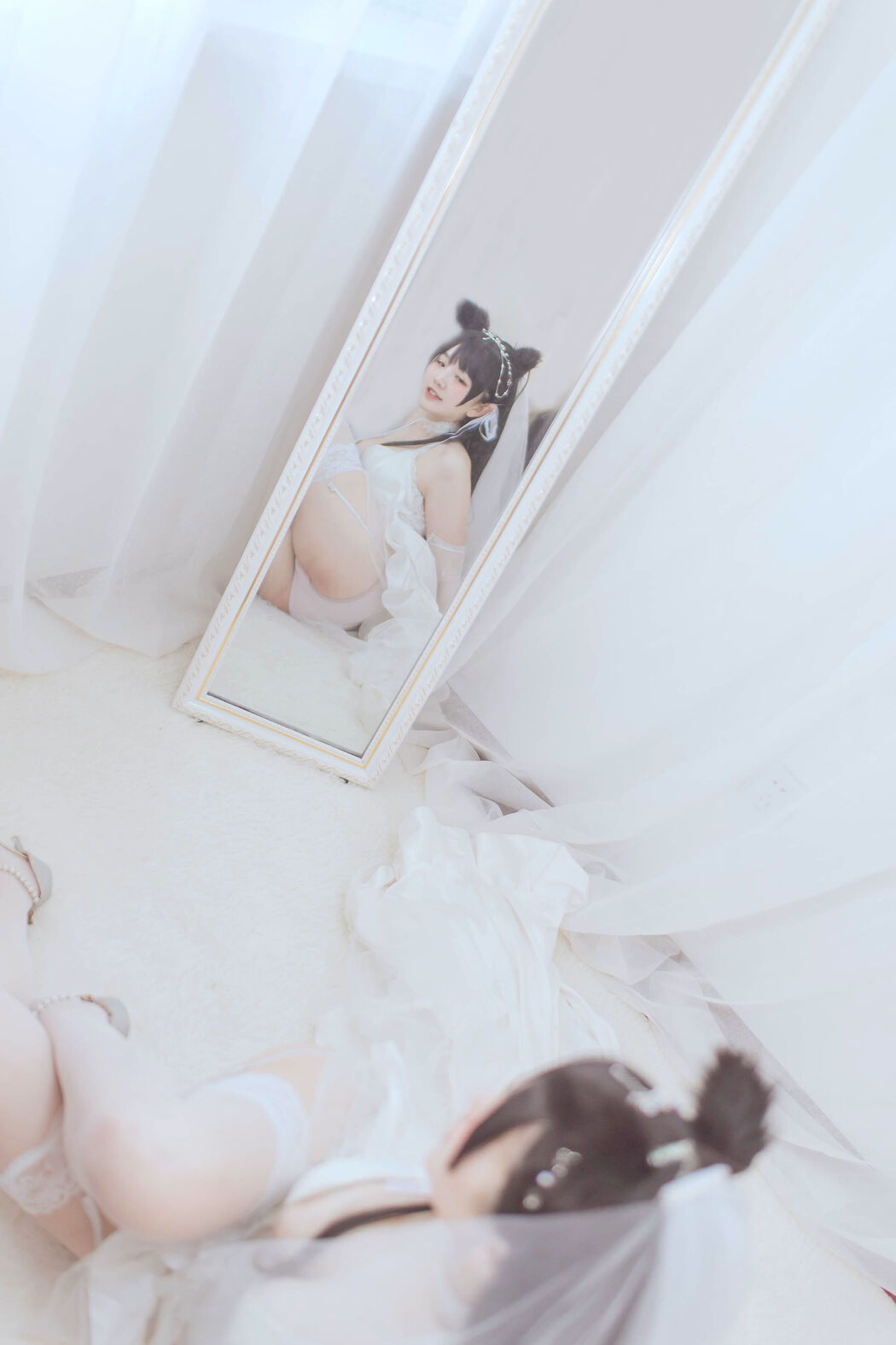 [Internet celebrity COS] Aban is very happy today - Atago Wedding Dress
