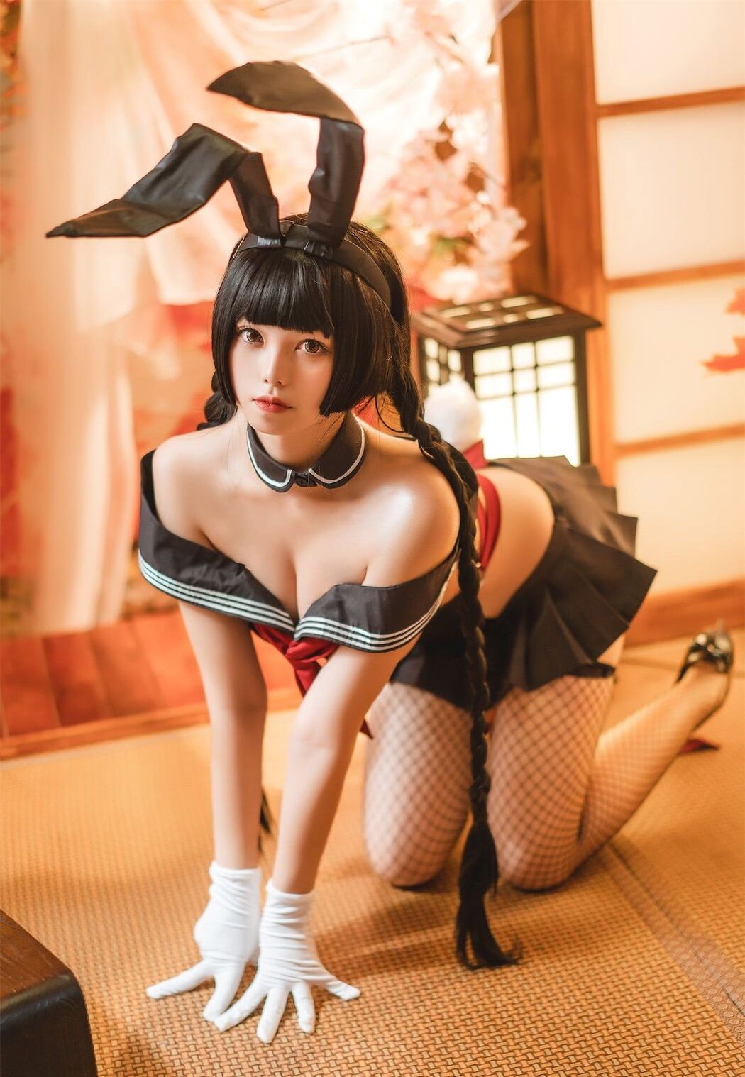 [Net Red COS] Cute Miss Sister Honey Cat Qiu - Maoyue Peach