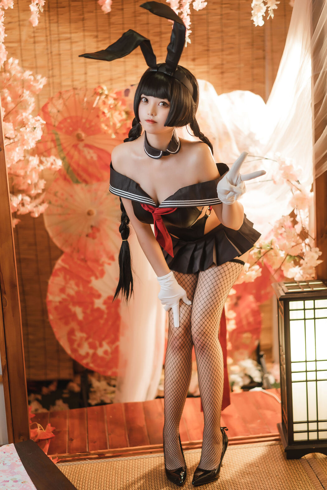 [Net Red COS] Cute Miss Sister Honey Cat Qiu - Maoyue Peach