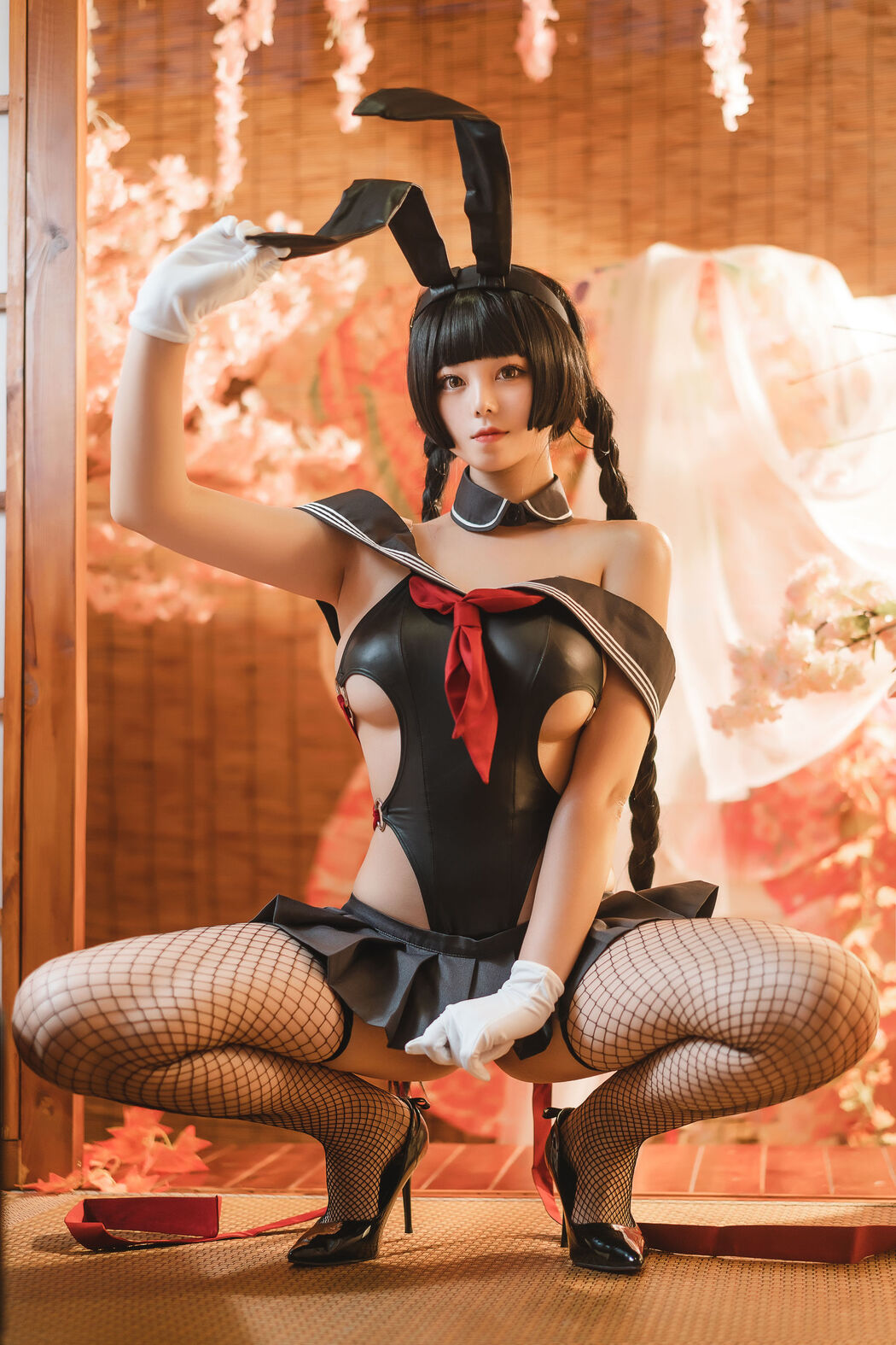 [Net Red COS] Cute Miss Sister Honey Cat Qiu - Maoyue Peach