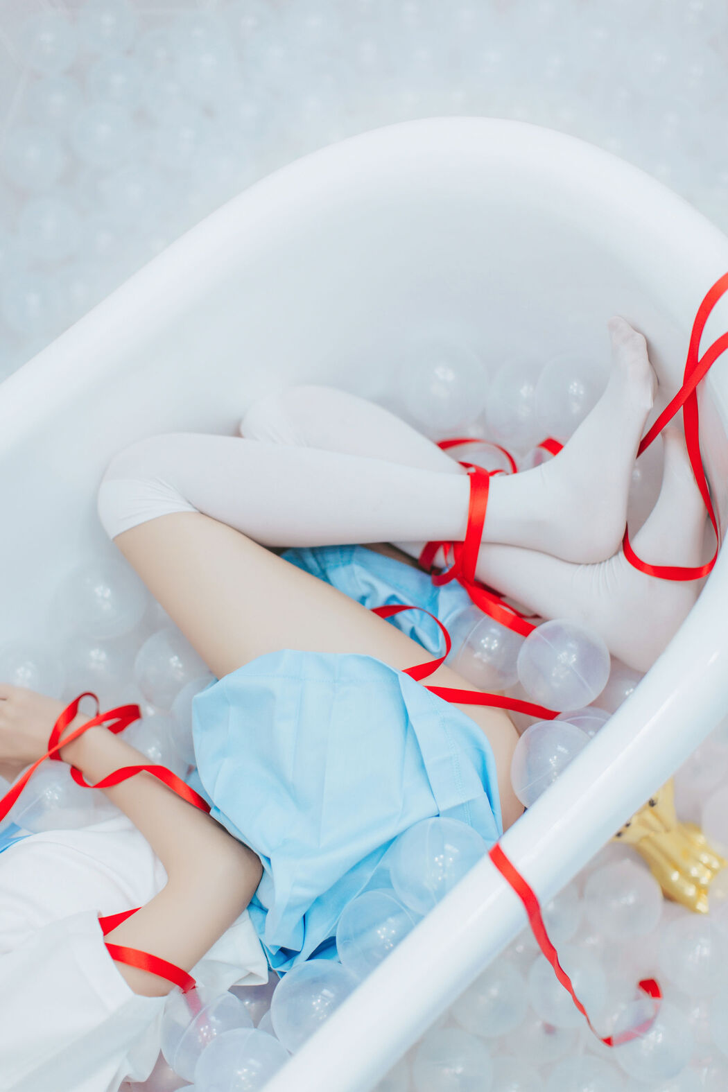 Crazy Cat ss "Pajamas and Sailor Suit in Bathroom" [Lolita COS]