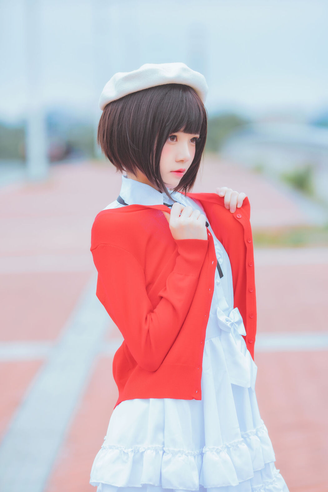 Sakura Momoko "(Megumi Kato) Ordinary Service" [Lori COS]