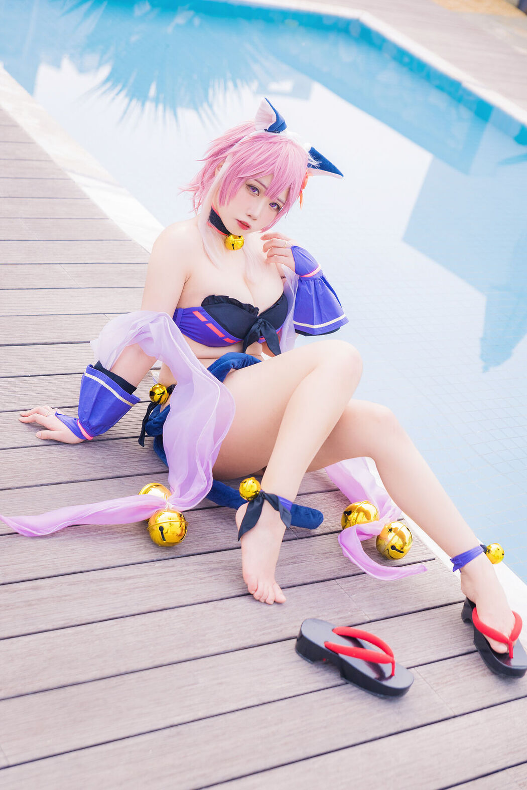 Coser@贞子蜜桃 &#8211; 九月舰长 宮坂珠希泳装