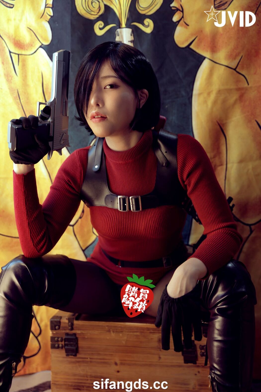JVID Ai You 艾悠 – 全裸女神 艾悠 鲍鱼危机之艾达·王 猥亵凌辱拘禁 美艳酮体诱人白虎蜜穴 枪指阴户乖乖就范 Part2