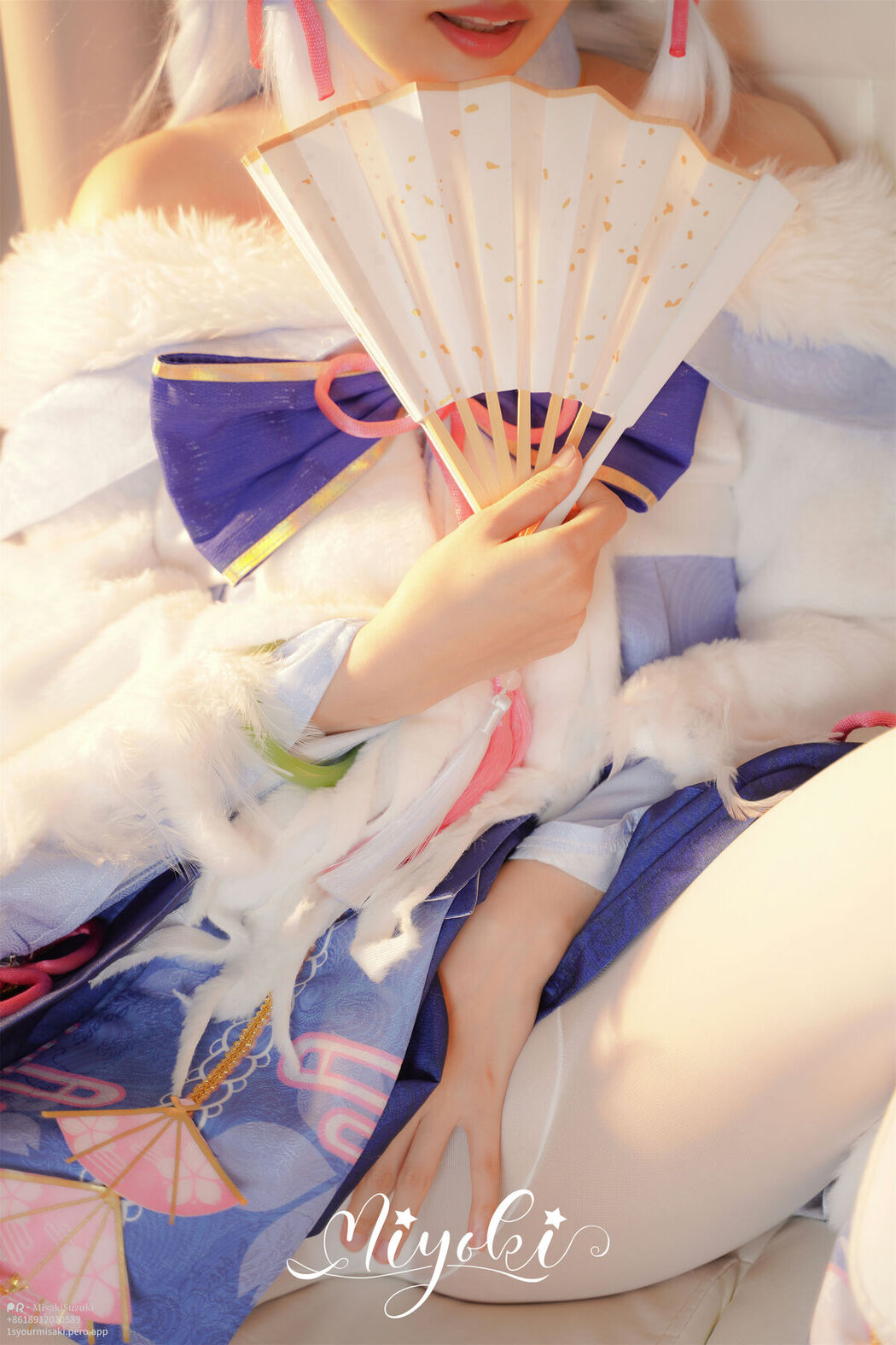 Coser@铃木美咲 Misaki Suzuki &#8211; 白鹭公主cos 自慰