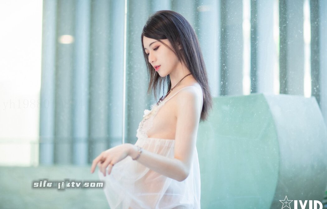 JVID A Li 阿黎 – White Lace Pajamas A