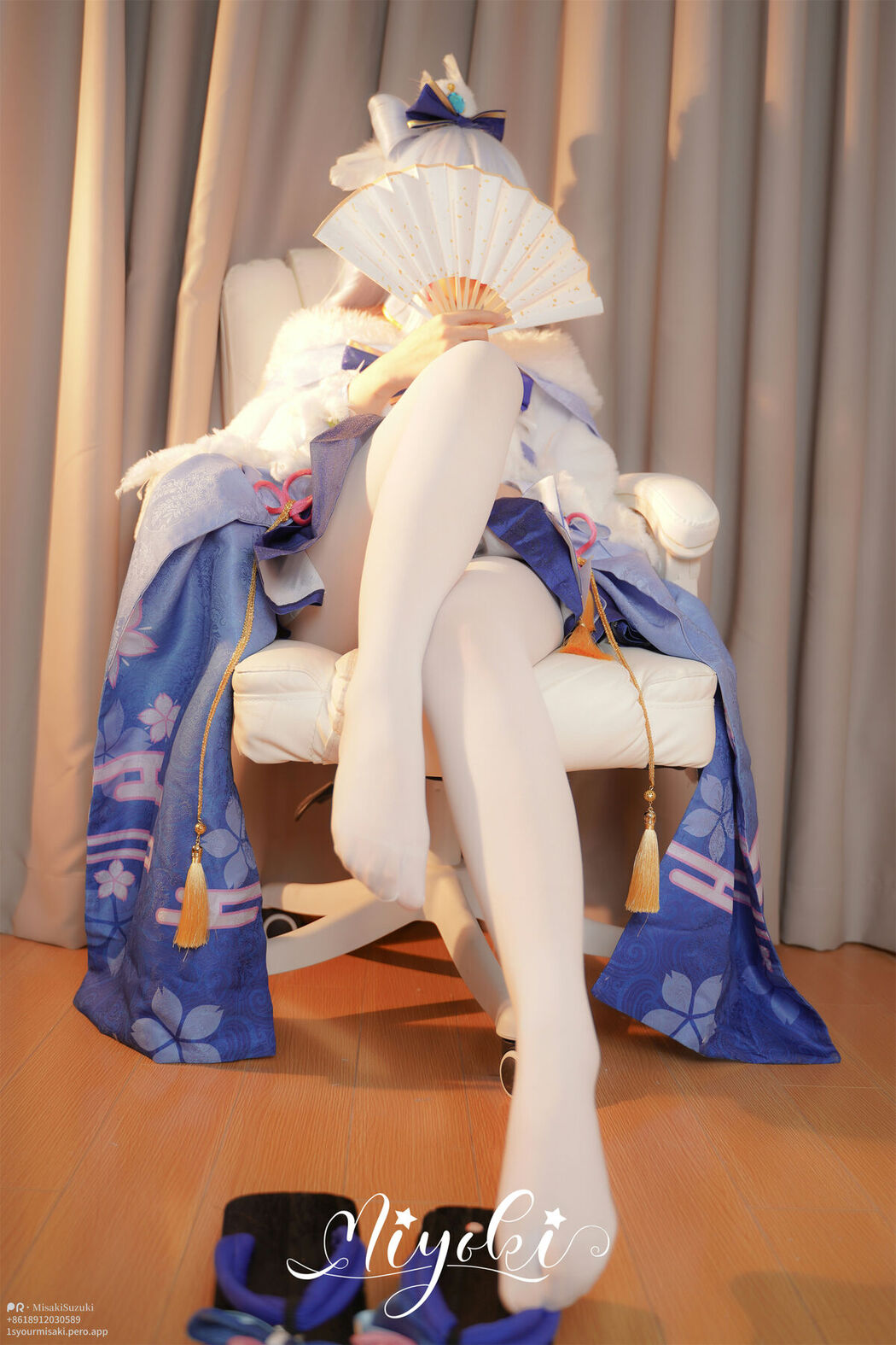 Coser@铃木美咲 Misaki Suzuki &#8211; 白鹭公主cos 自慰