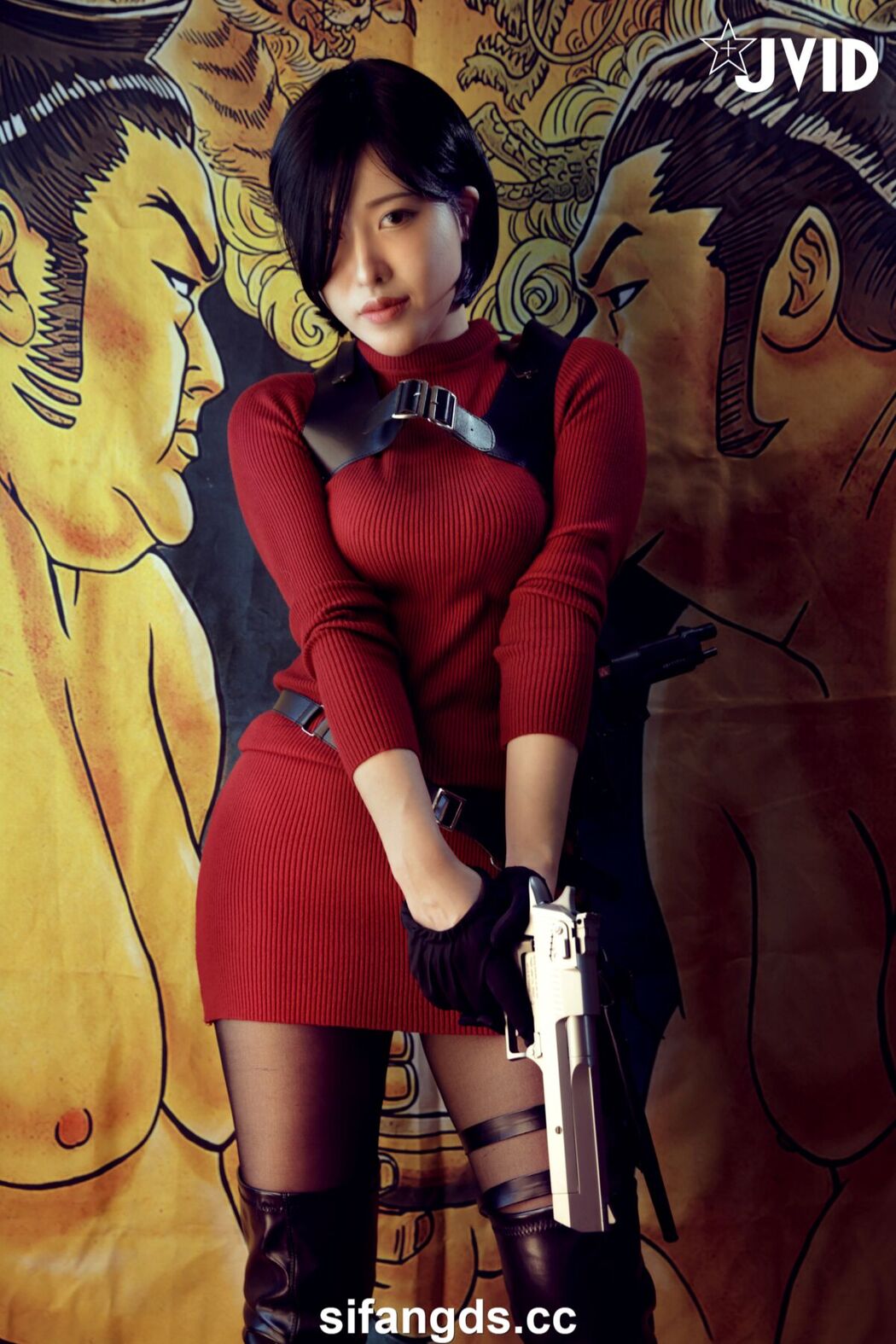 JVID Ai You 艾悠 – 全裸女神 艾悠 鲍鱼危机之艾达·王 猥亵凌辱拘禁 美艳酮体诱人白虎蜜穴 枪指阴户乖乖就范 Part1