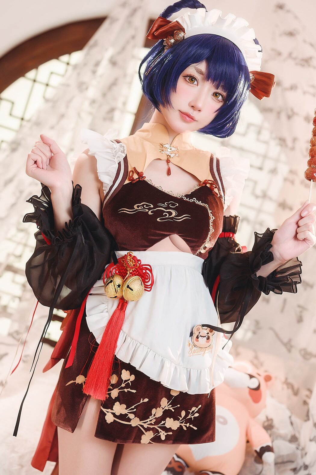 Coser@阿包也是兔娘 – 香菱女仆 Cover Photo