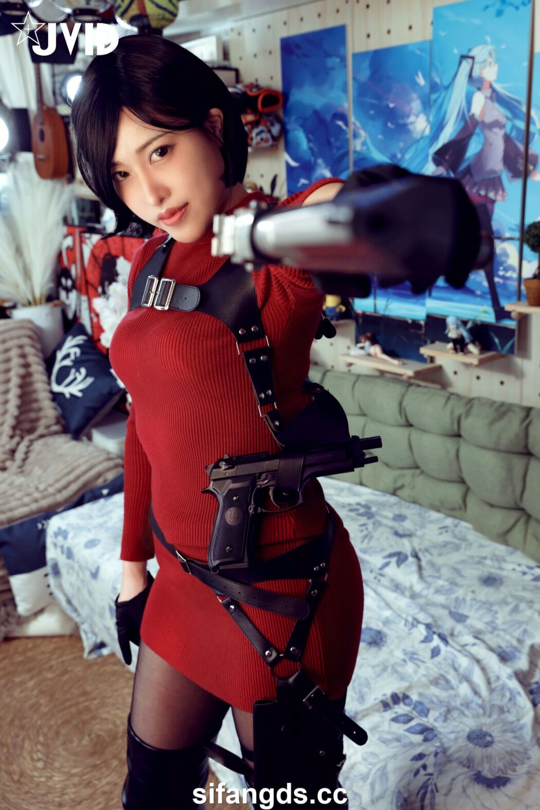JVID Ai You 艾悠 – 全裸女神 艾悠 鲍鱼危机之艾达·王 猥亵凌辱拘禁 美艳酮体诱人白虎蜜穴 枪指阴户乖乖就范 Part2