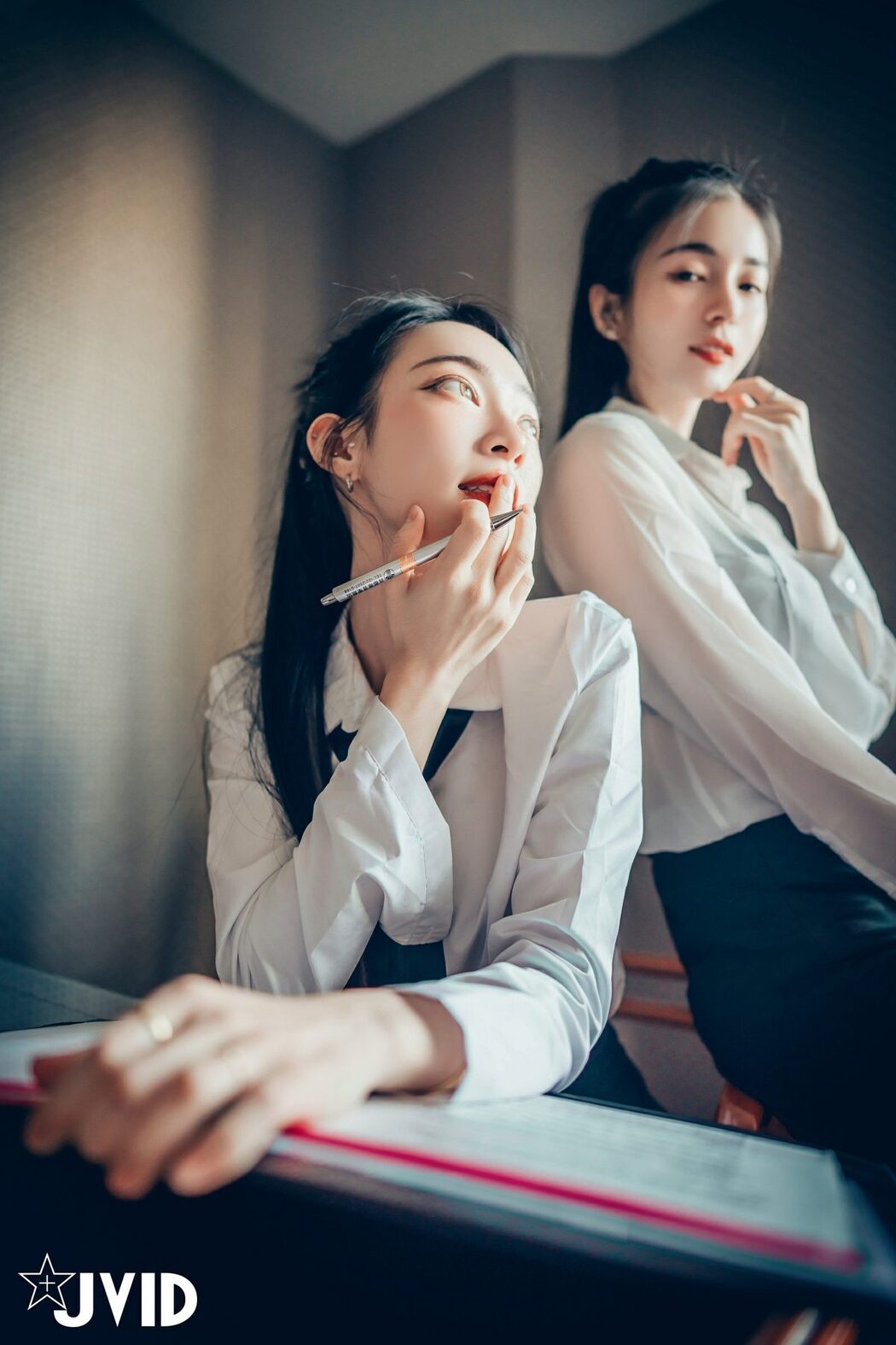 JVID Piao 飘 And Chen Chen 辰辰 – 磨豆腐口交愛撫騎乘 B