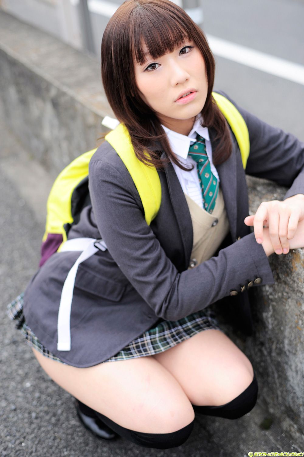 [DGC] NO.941 Suzune Toyama Rinne Toyama / Ryoon Toyama Uniform Beautiful Girl Heaven