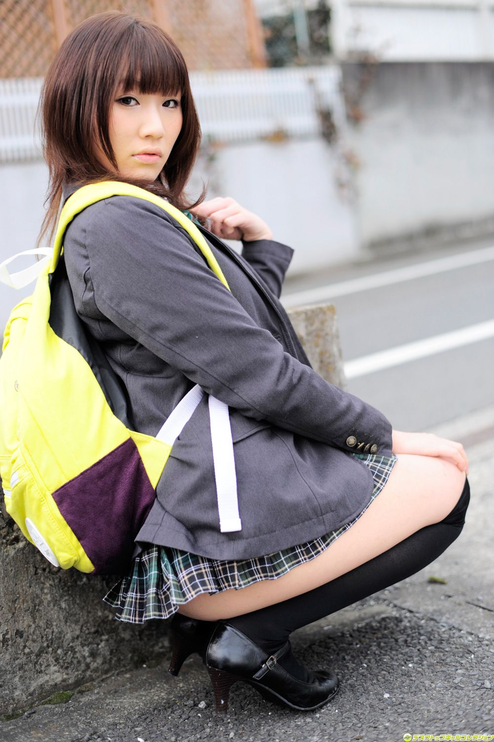 [DGC] NO.941 Suzune Toyama Rinne Toyama / Ryoon Toyama Uniform Beautiful Girl Heaven