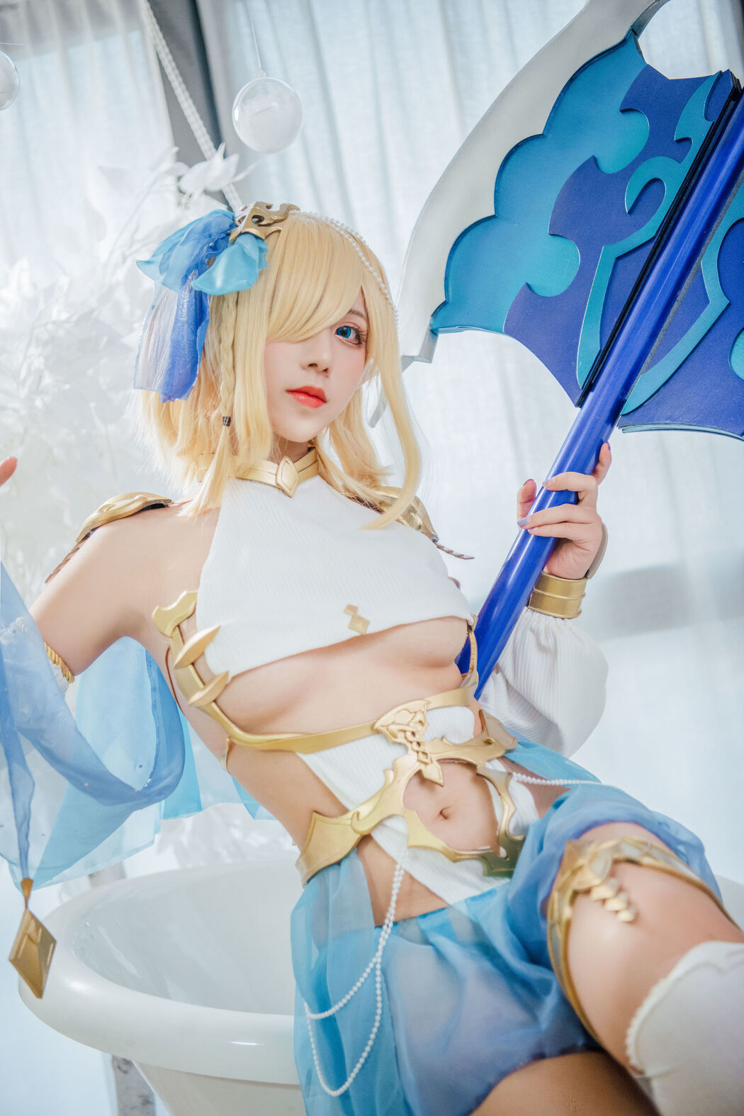 [Net Red COSER Photo] Anime blogger Jiuqu Jean - Elf Village