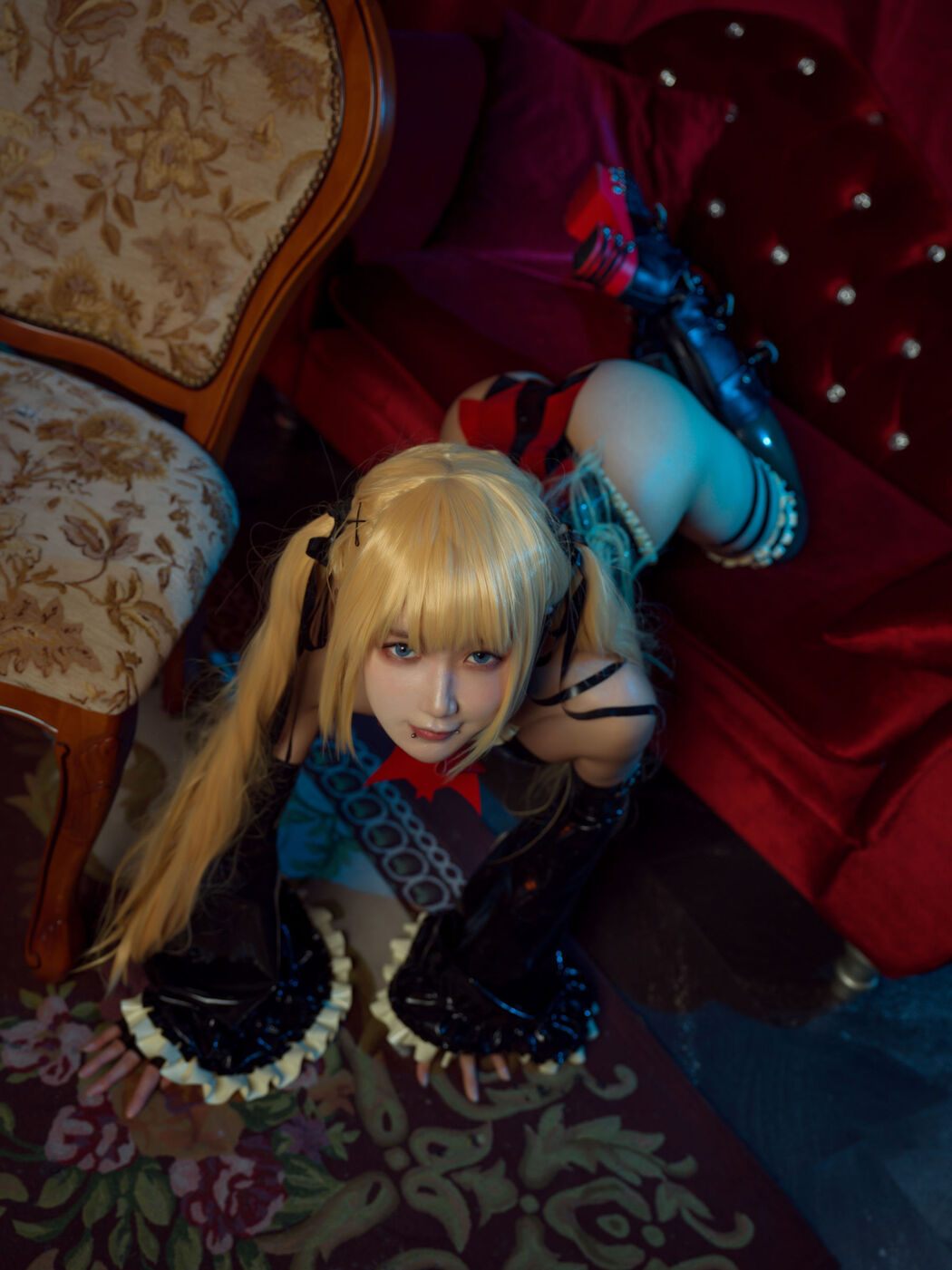 [Net Red COSER Photo] Anime blogger A Bao is also a rabbit girl - A Bao Mary Rose gel coat