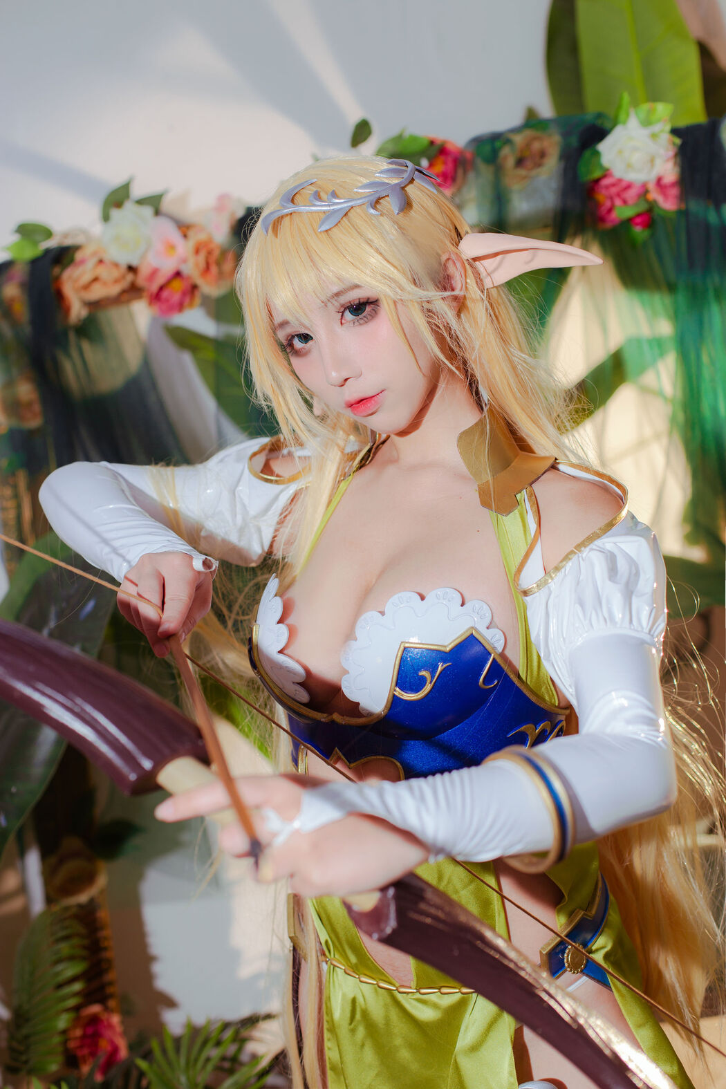 [Net Red COSER Photo] Anime blogger Jiuqu Jean - Elf Village
