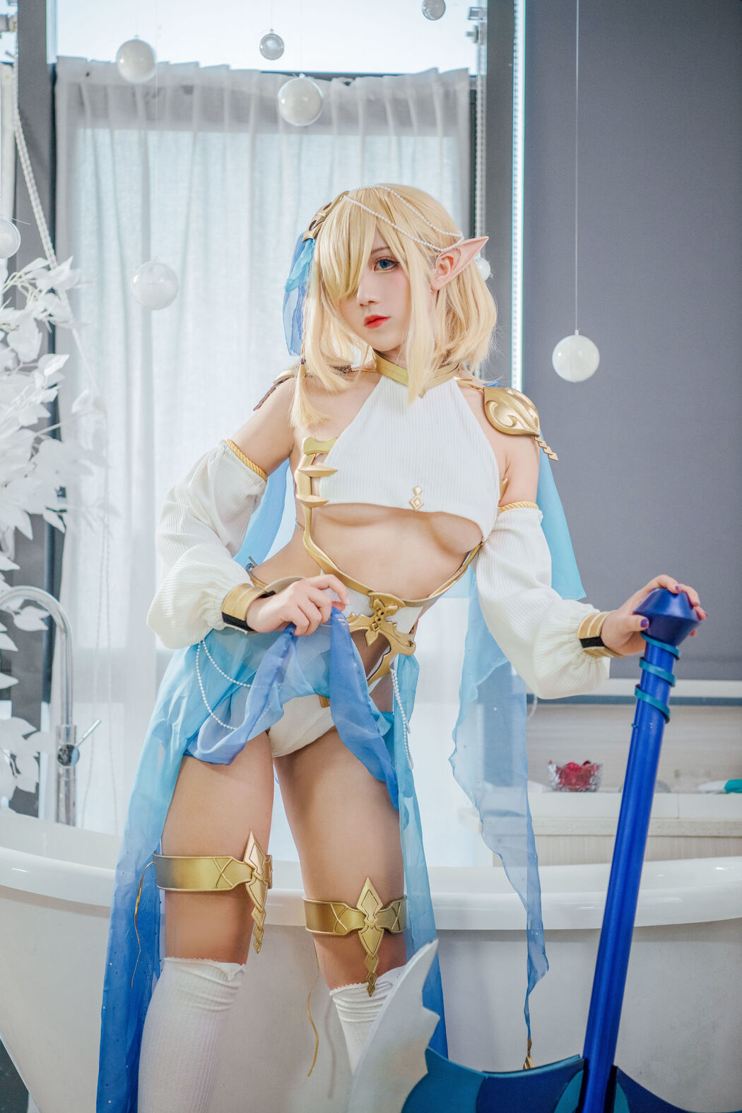 [Net Red COSER Photo] Anime blogger Jiuqu Jean - Elf Village
