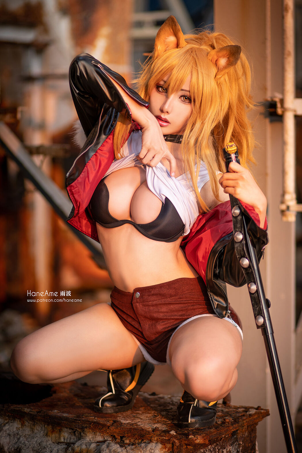 [Net Red COSER Photo] Hane Ame Rain Wave Photo - Tomorrow's Ark King of Advancement 2